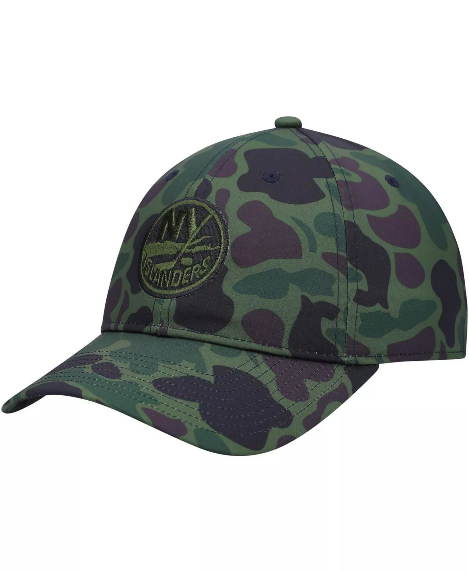 Men's Camo New York Islanders Locker Room Slouch Adjustable Hat - Camo - One Size Fits All