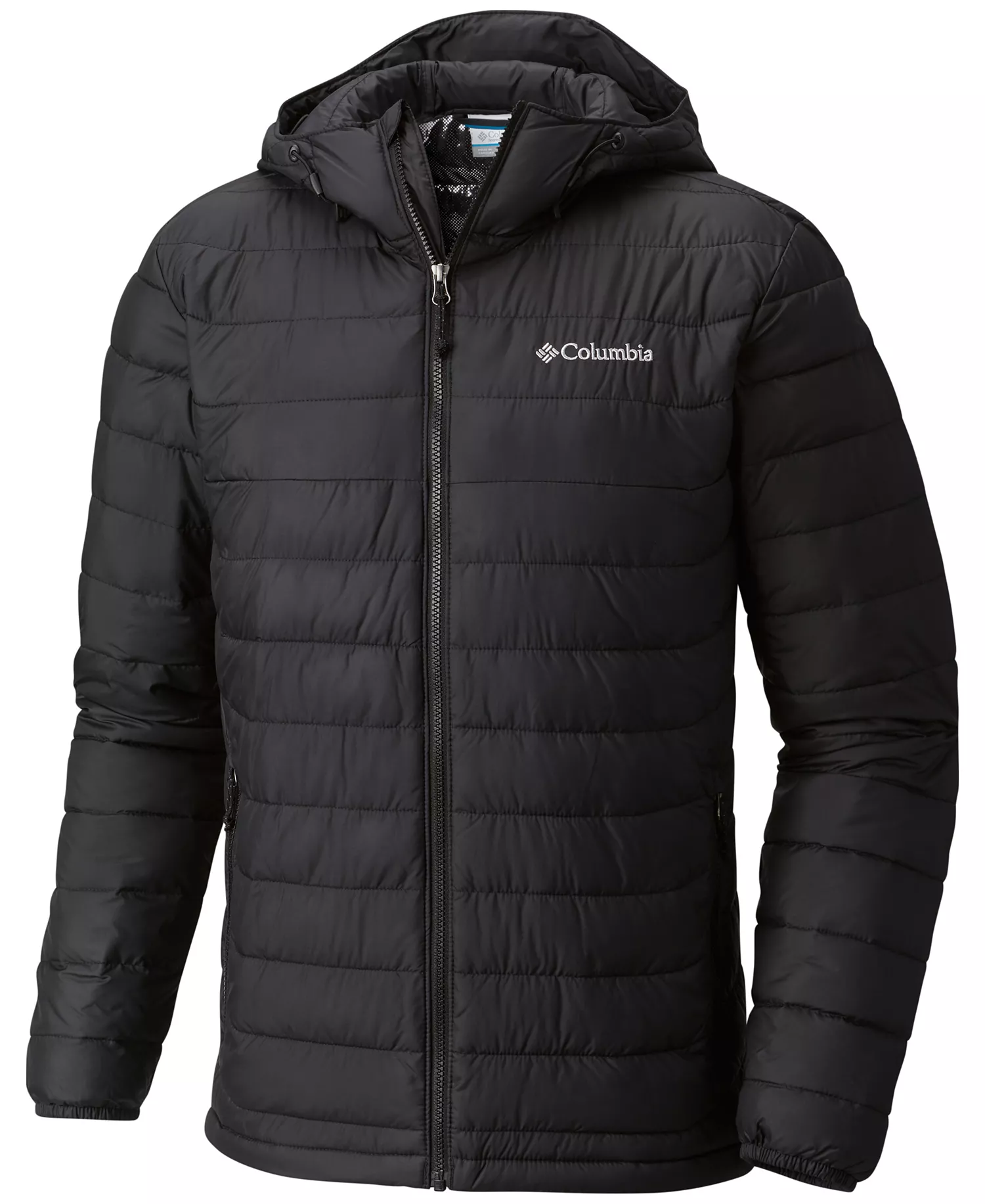 Men's Powder Lite II Hooded Jacket - Black - L