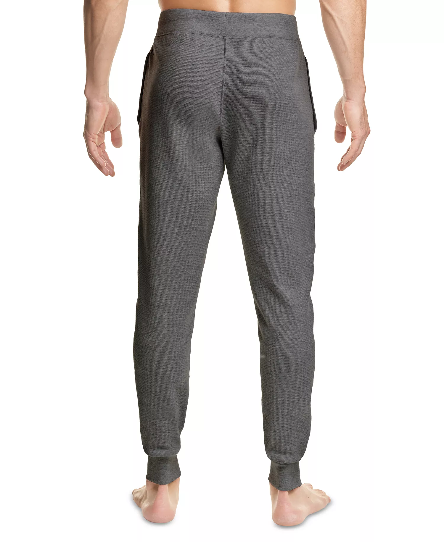 Men's Waffle-Knit Sleep Jogger Pants - Charcoal Heather - XL