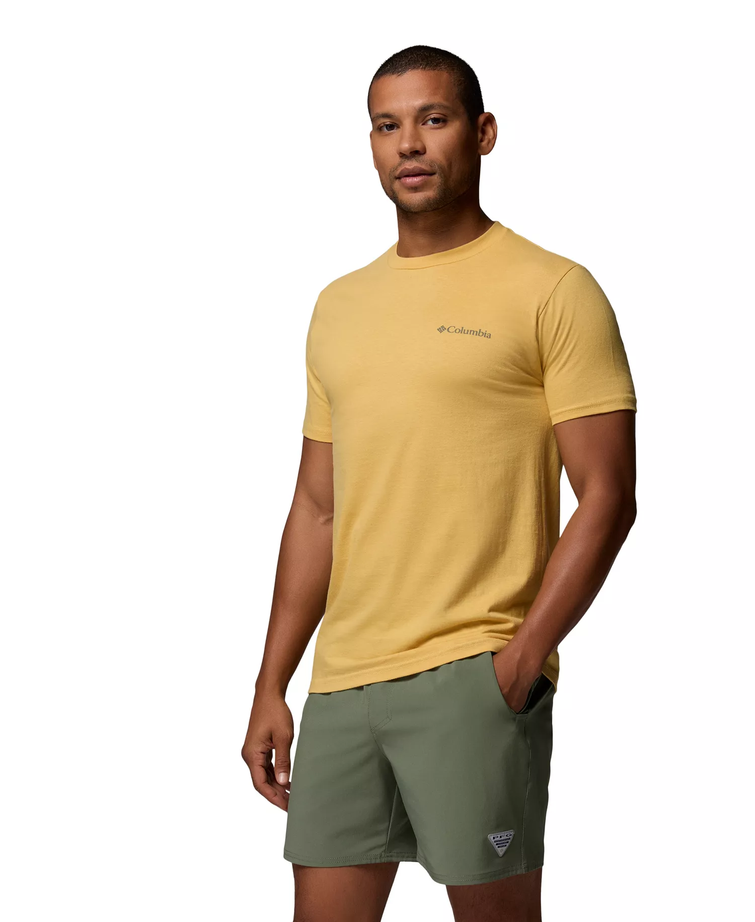 Men's Roamin Graphic T-Shirt - Mustard - L