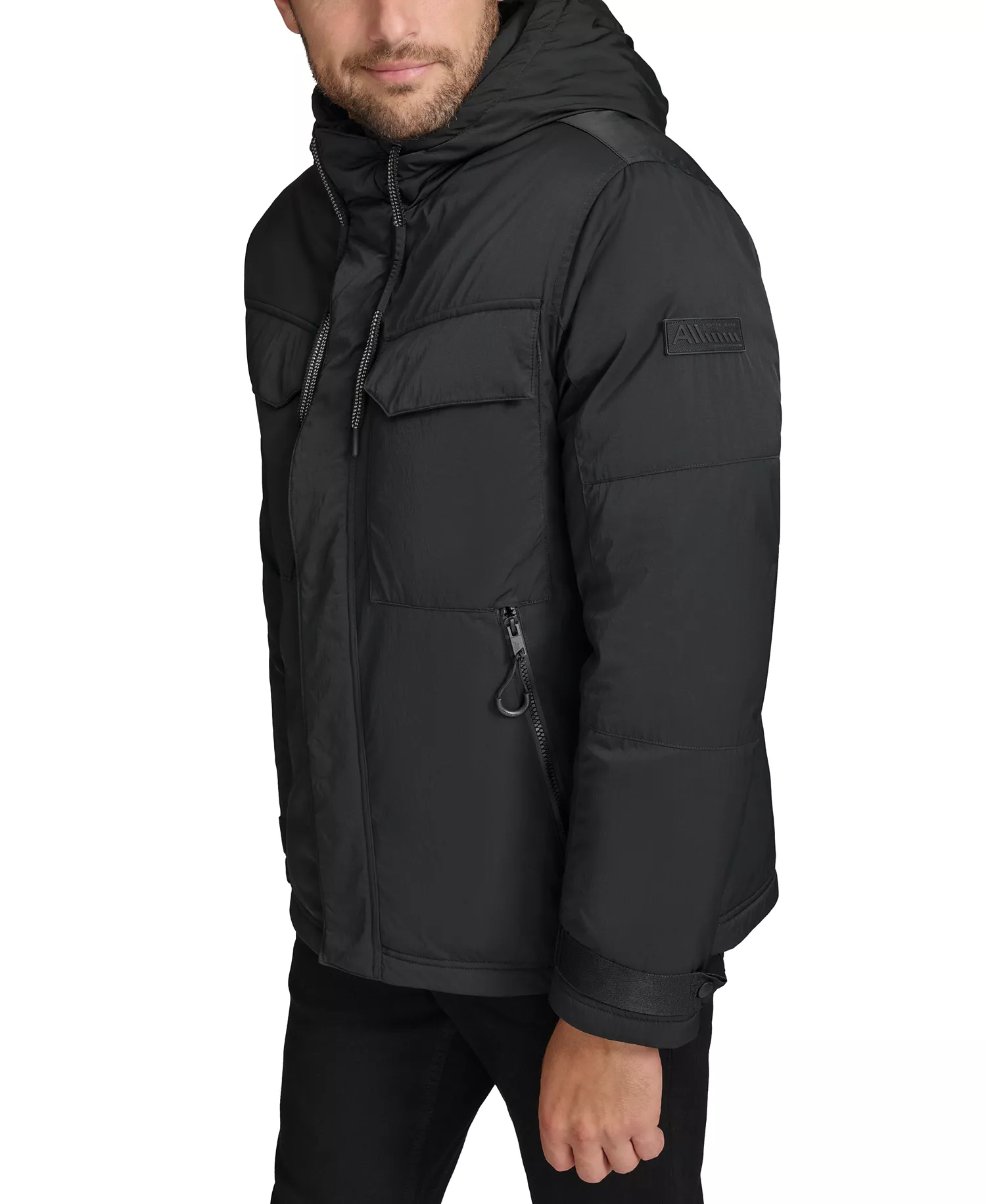 Men's Gawler Puffer Jacket - Black - 2XL