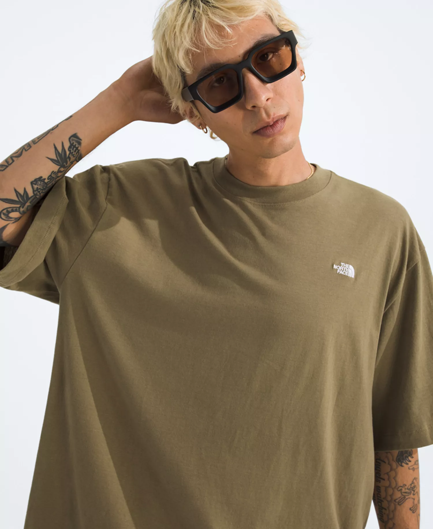 Men's Essential Simple Dome Oversized T-Shirt - Cedar - 2XL