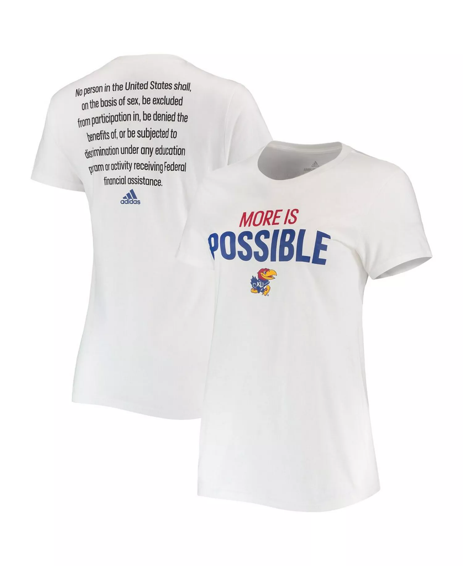 Women's White Kansas Jayhawks More Is Possible T-shirt - White - S