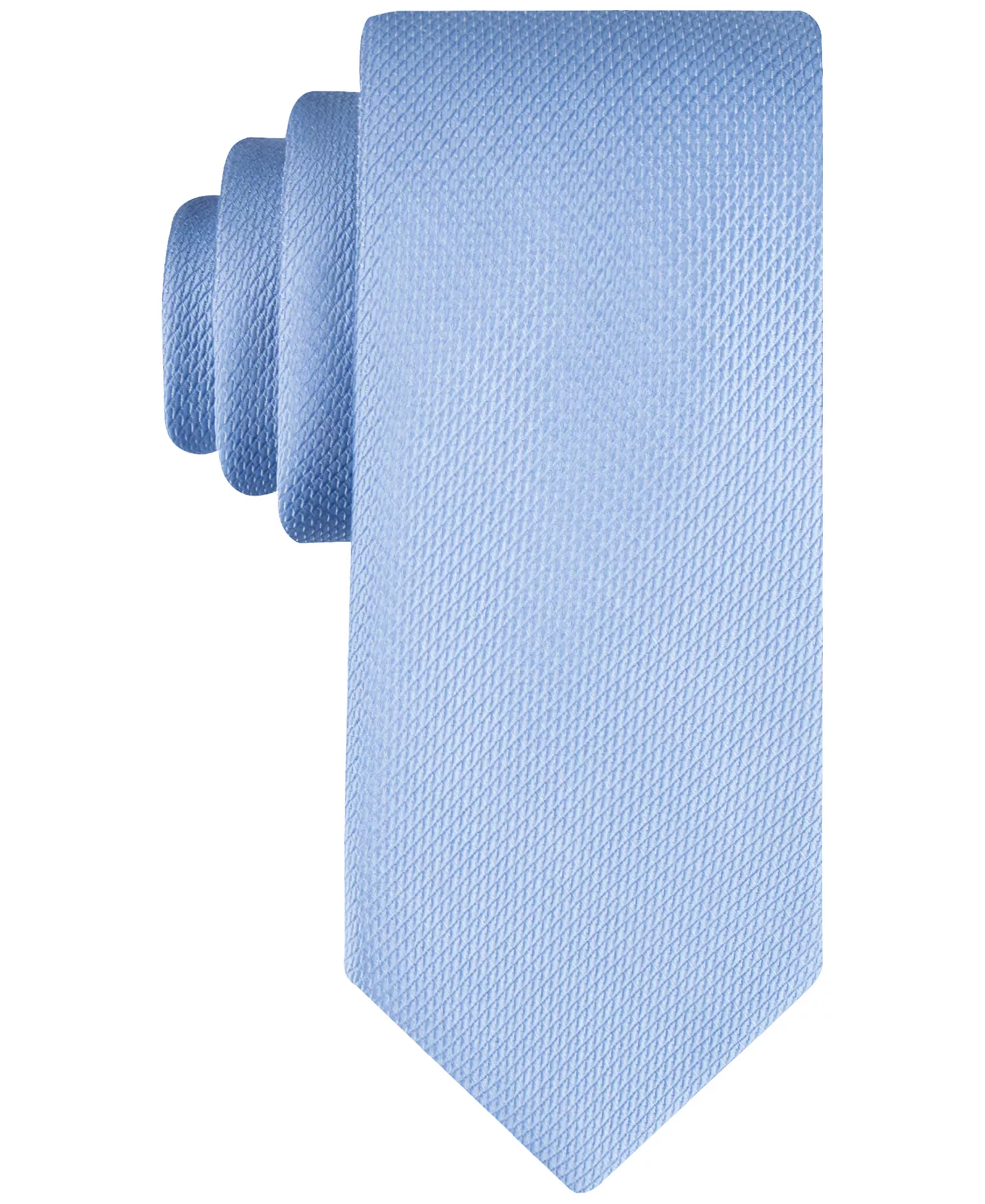 Men's Rope Solid Tie - Light Blue - ONE SIZE