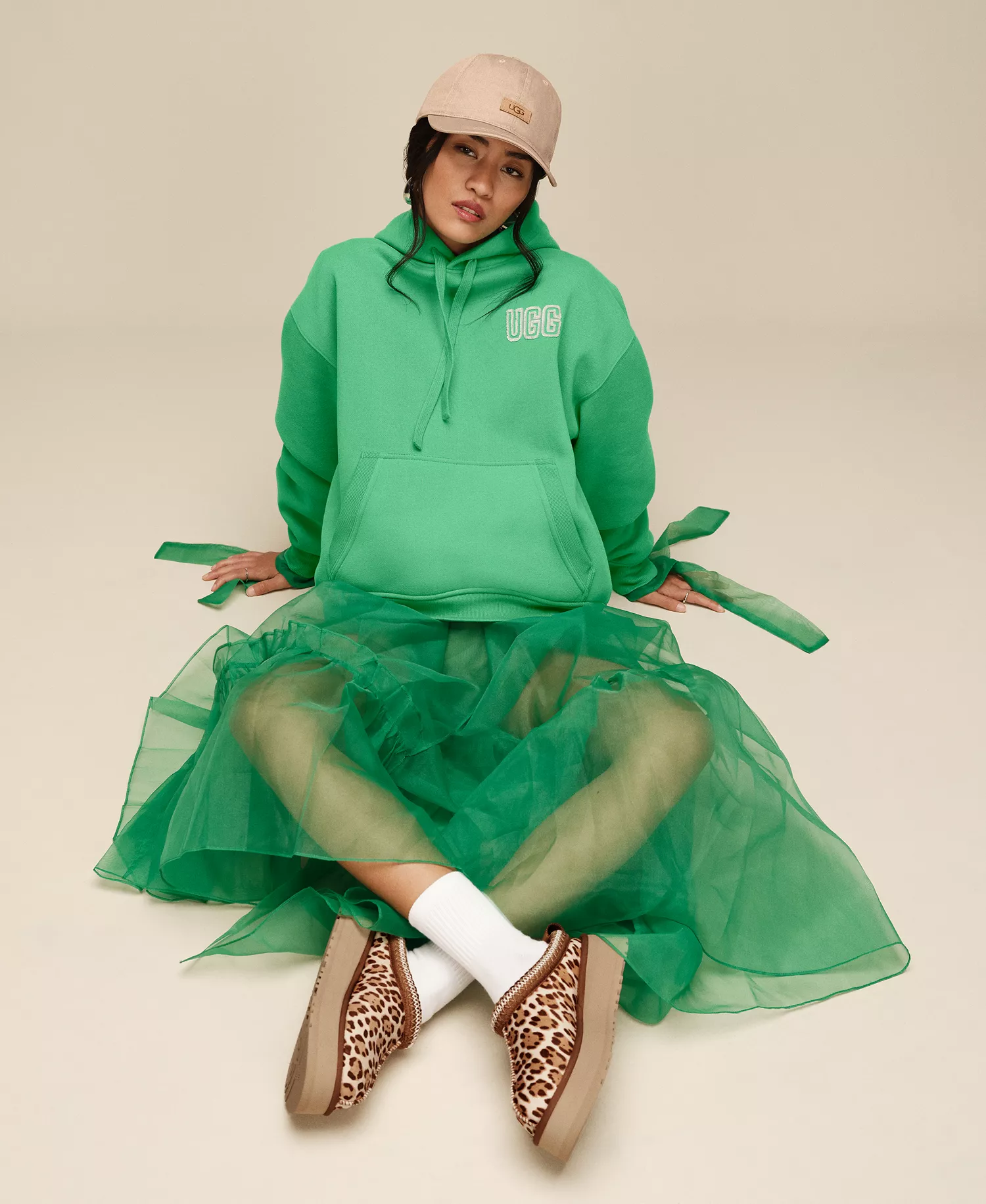 Women's Tazz Plains Slip-On Slippers - Felicity Leopard Jasmine - 10M