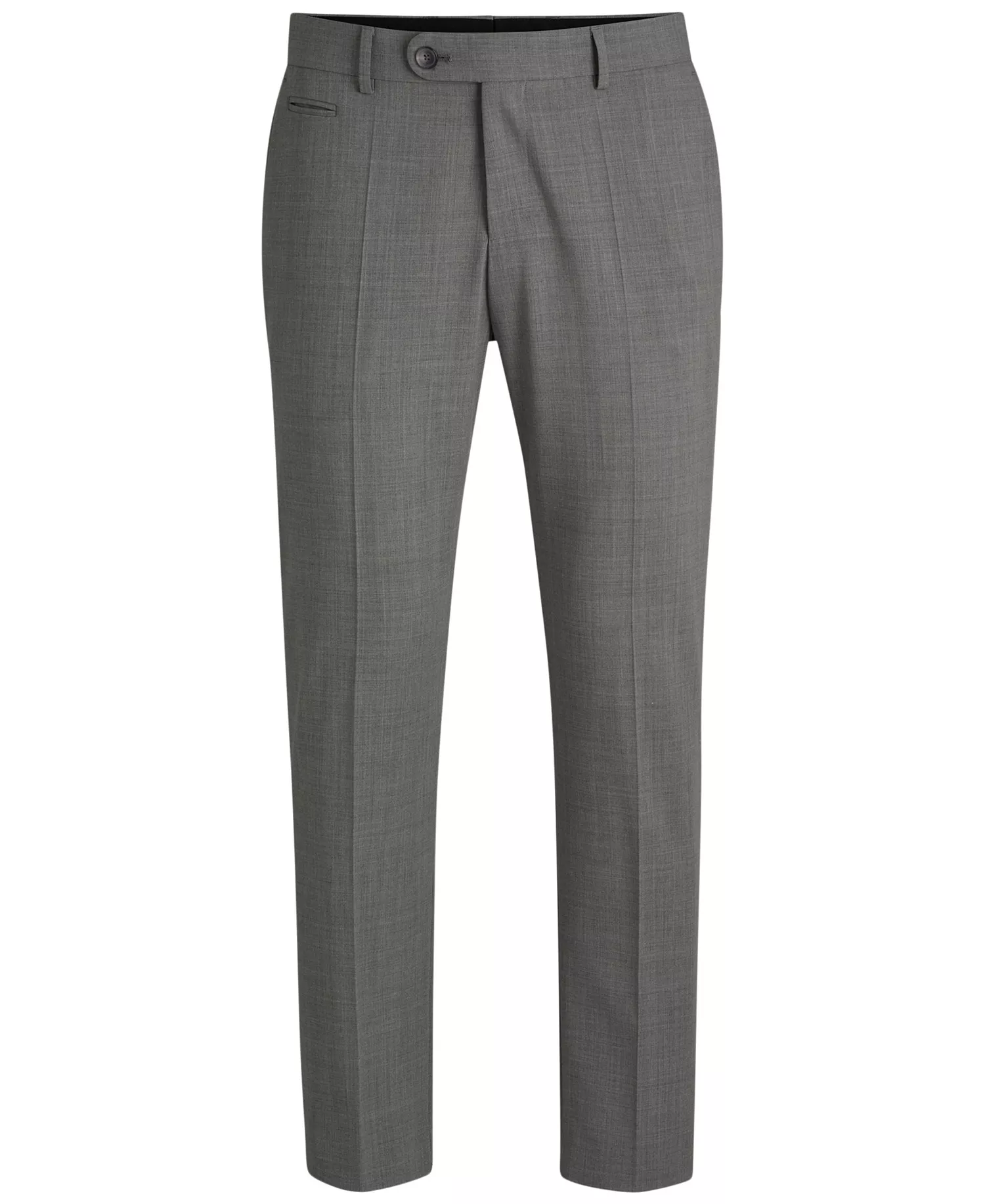 Men's Slim-Fit Super-Stretch Trousers - Dark Gray - 40R