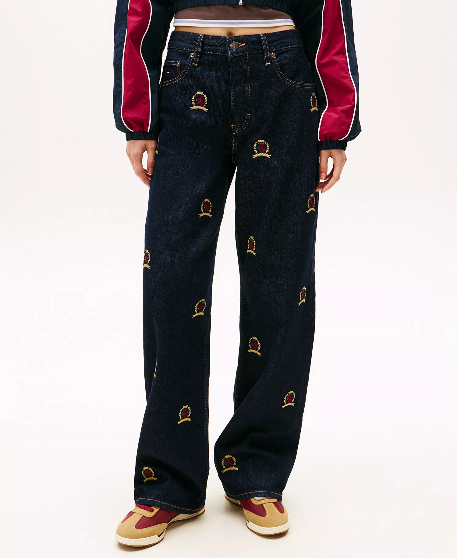 Women's Mia Mid Rise Straight Jeans - Denim Dark - 24x30