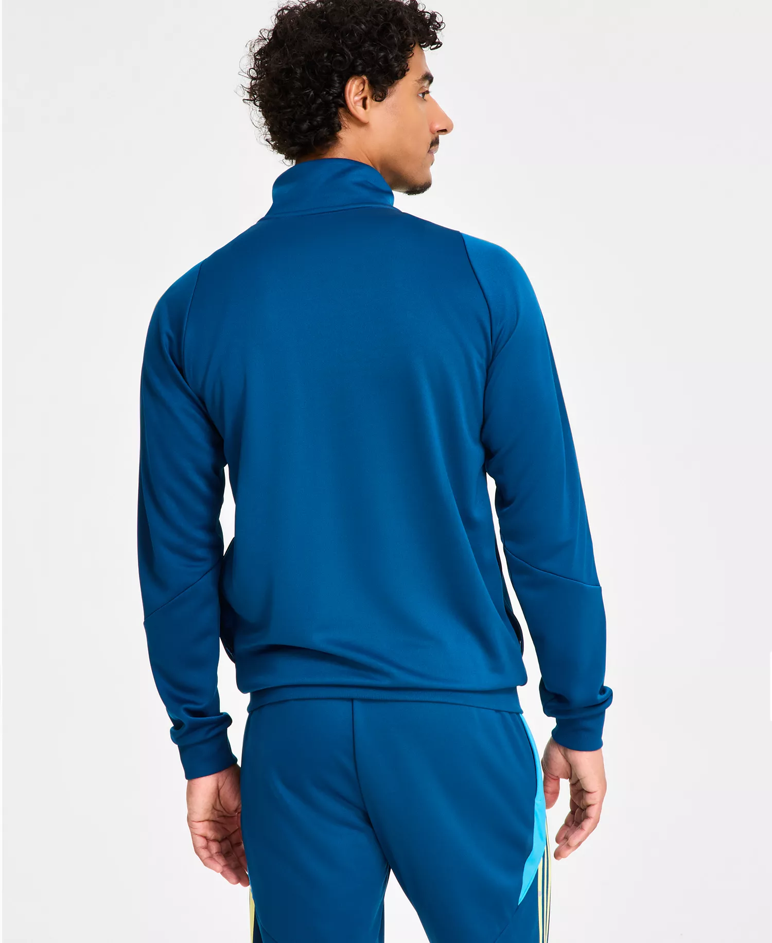 Men's Tiro 24 Slim-Fit Performance 3-Stripes Track Jacket - Black/pink - 2XL