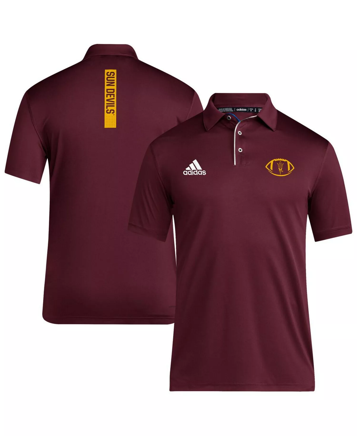 Men's Maroon Arizona State Sun Devils Coaches Polo - Maroon - M
