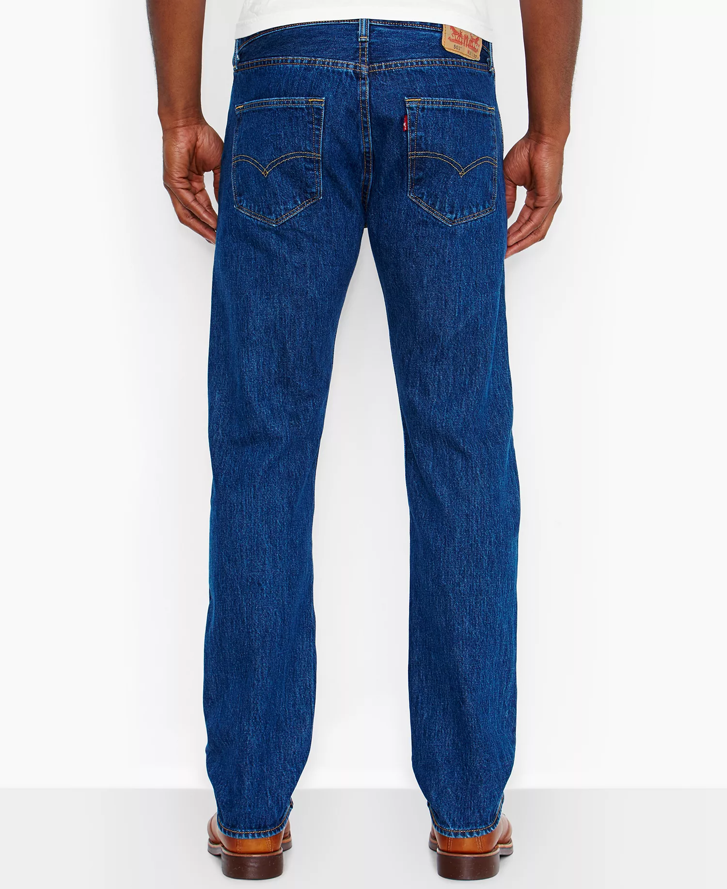 Men's Big and Tall 501 Original Fit Jeans - Dark Stonewash - 44x29