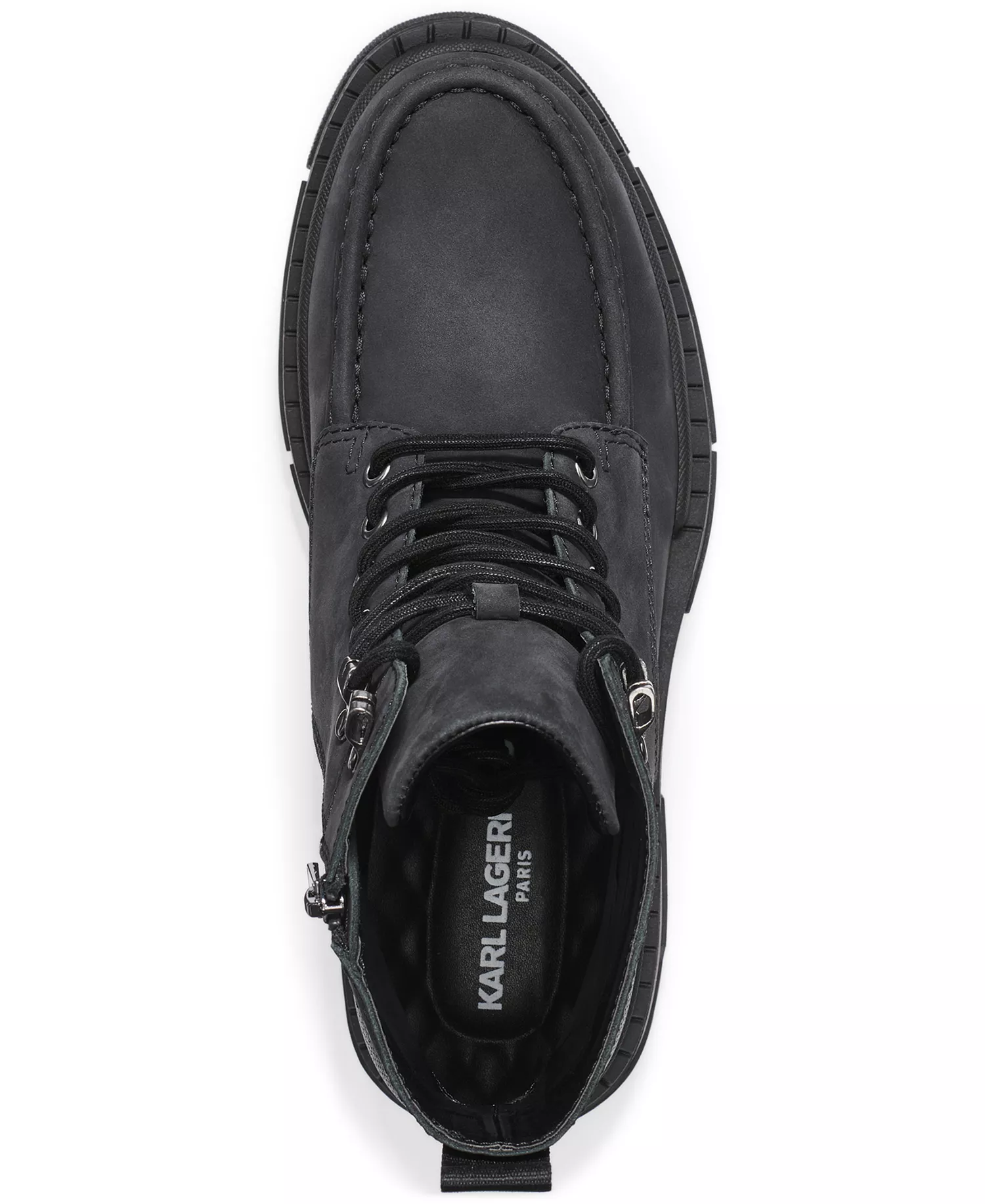 Men's Round Toe Work Boots - Black - 10.5M