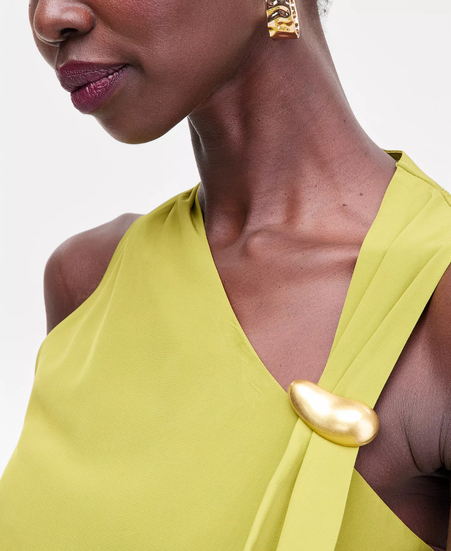 Women's Sleeveless Scarf Top, Macy's Exclusive - Citrine Green - S