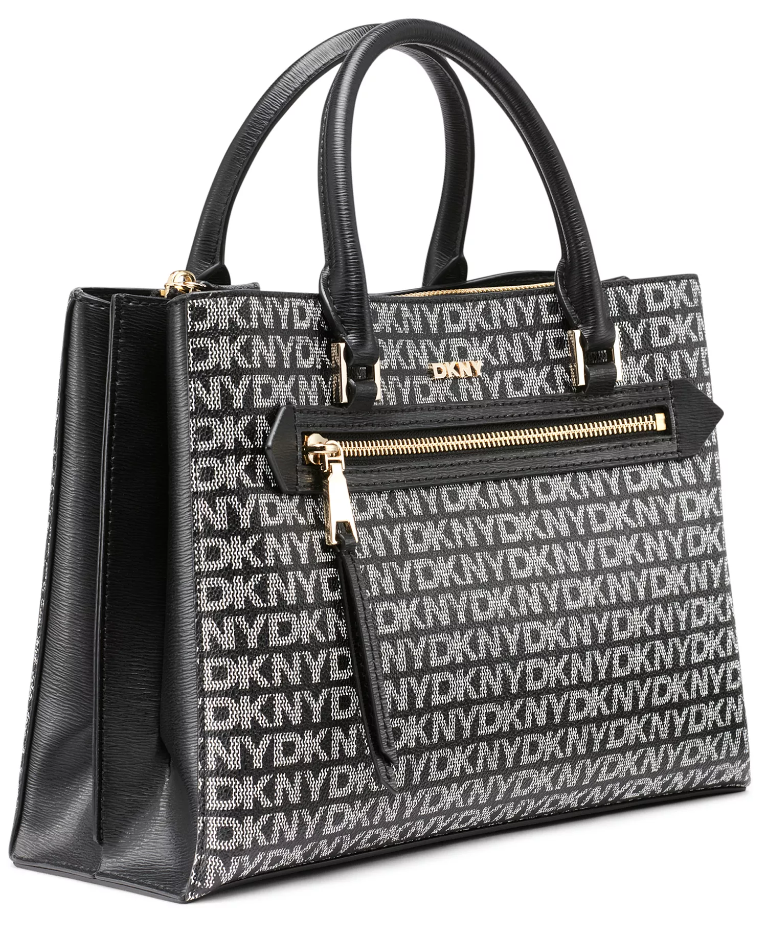 Bryant Ave Small Logo Satchel Crossbody - Black Logo/ Black - NO SIZE