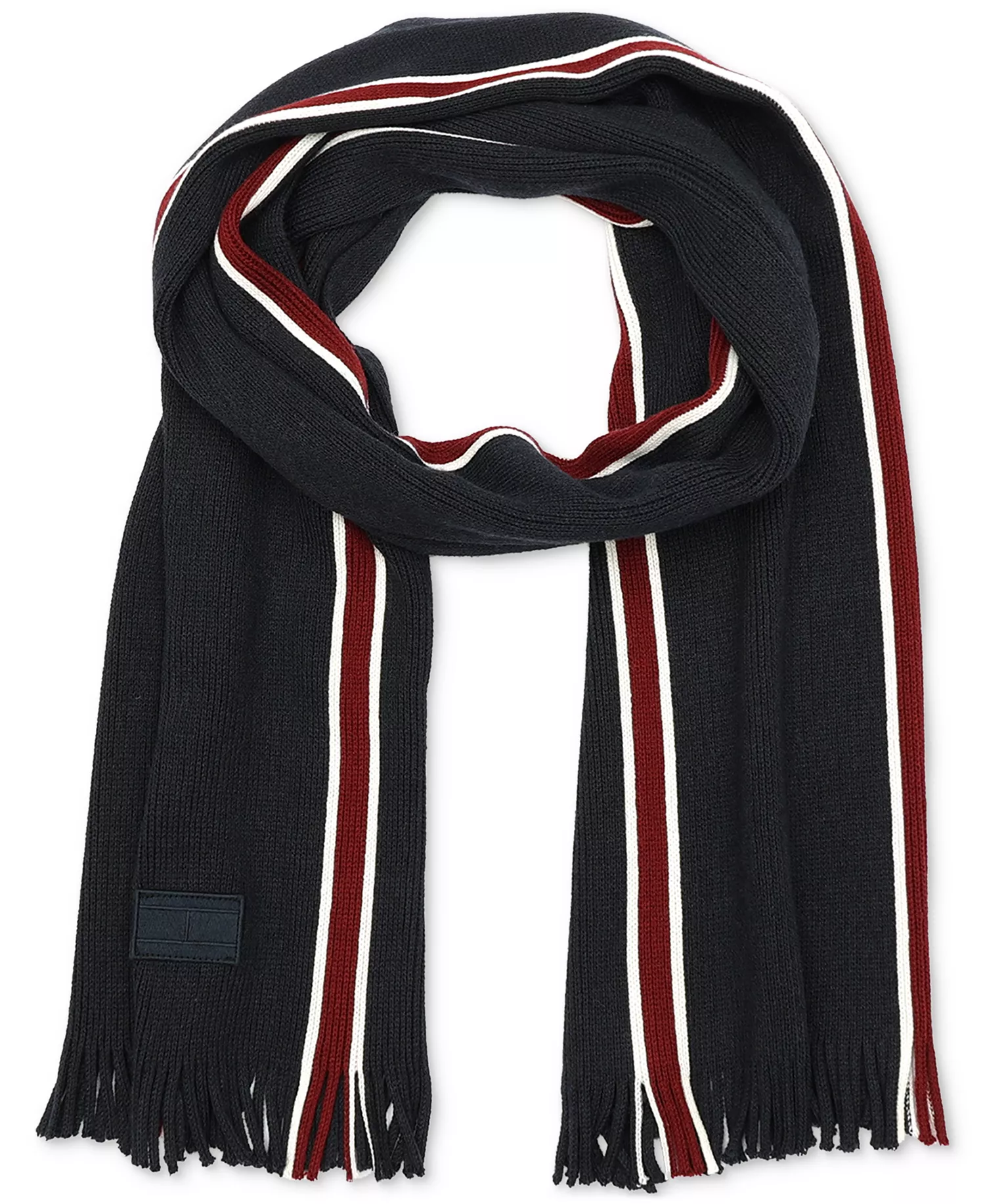 Men's Mixed Stripe Raschel Scarf - Desert Sky - ONE SIZE
