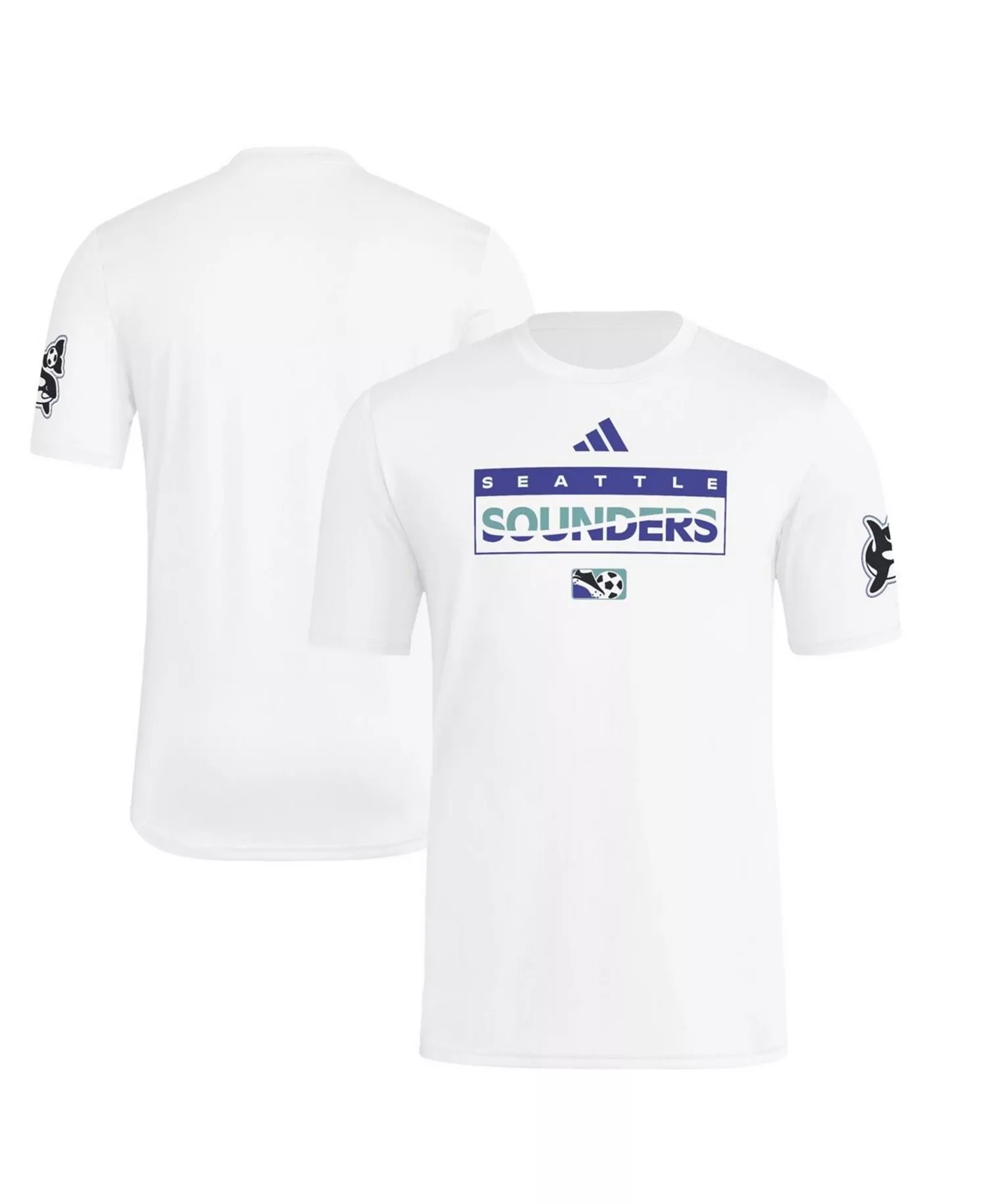 Men's White Seattle Sounders FC 2025 Archive Collection Jersey Hook T-Shirt - White - L