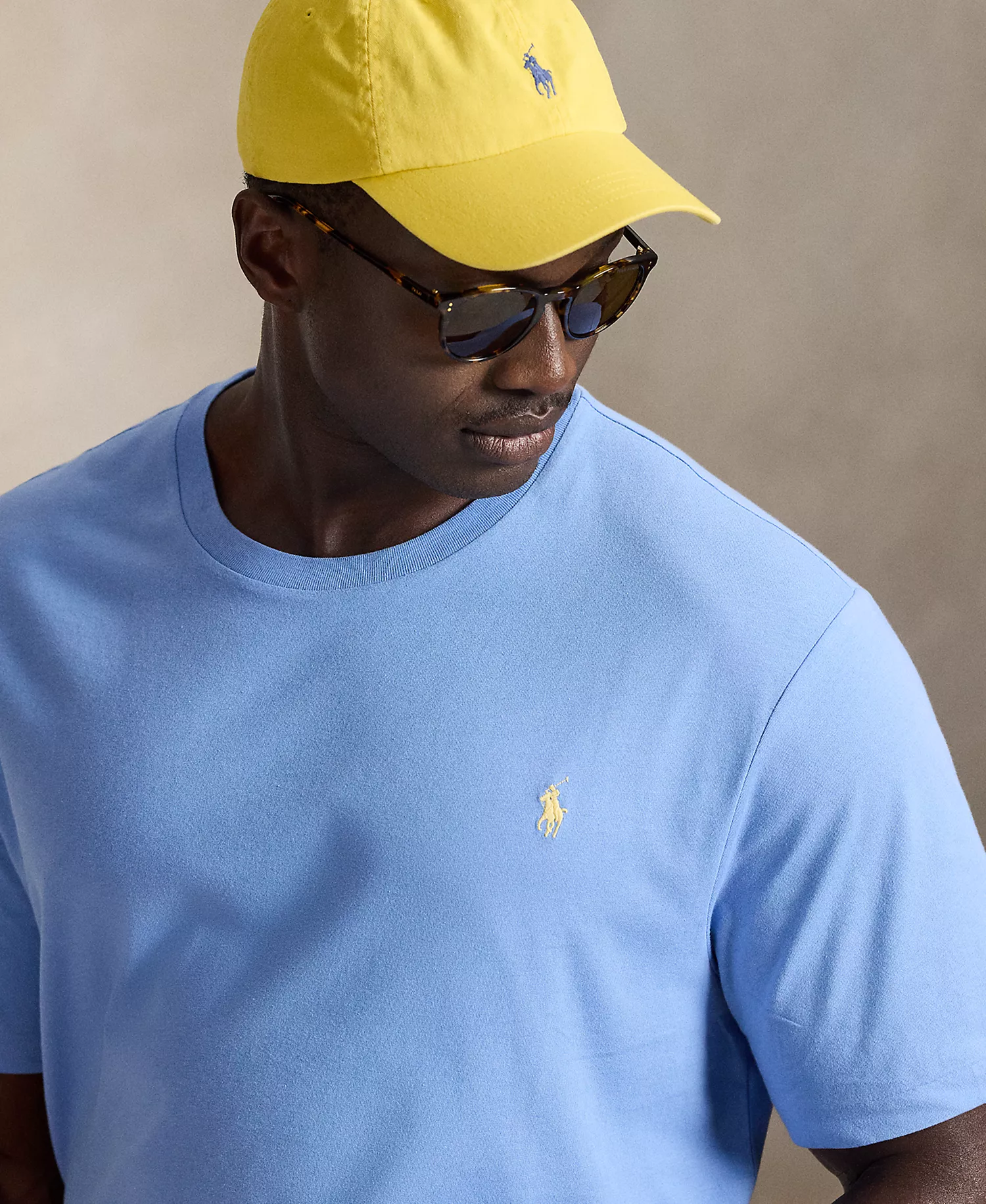 Men's Big & Tall Jersey Crewneck T-Shirt - Bristol Blue - 2LT