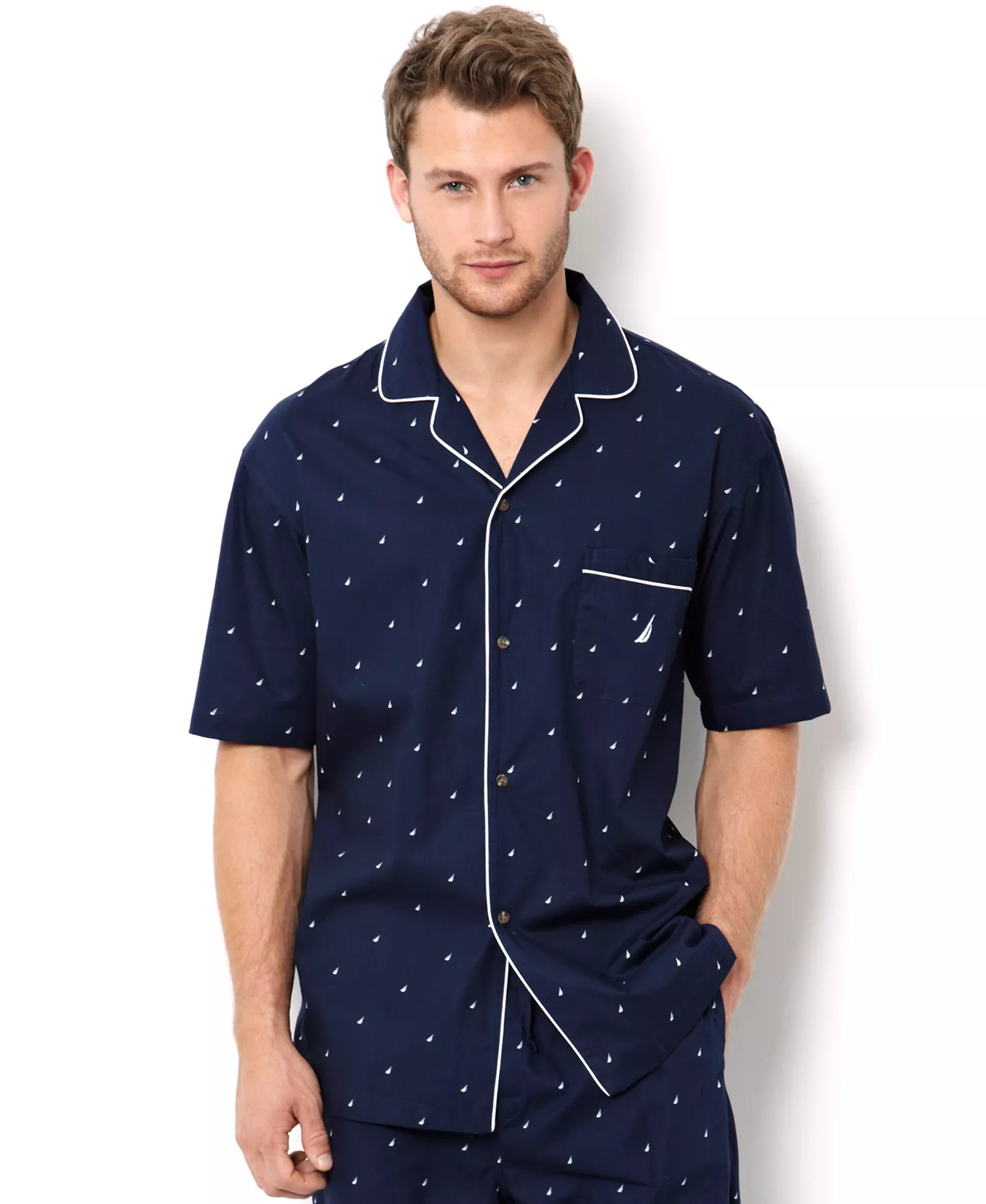 Men's Signature Pajama Shirt - Maritime Navy - L