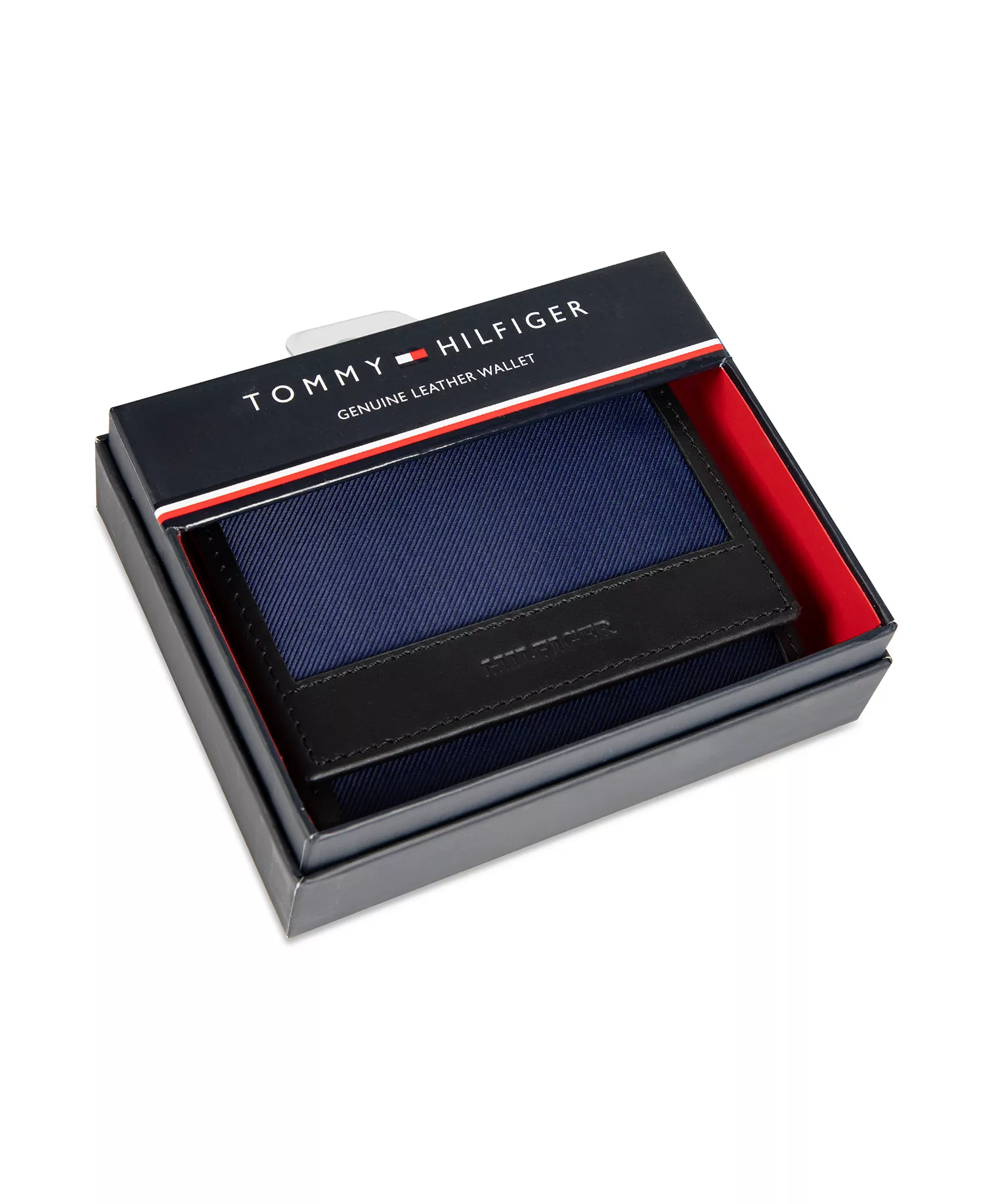 Men's Overlay Trifold Wallet - Black - ONE SIZE