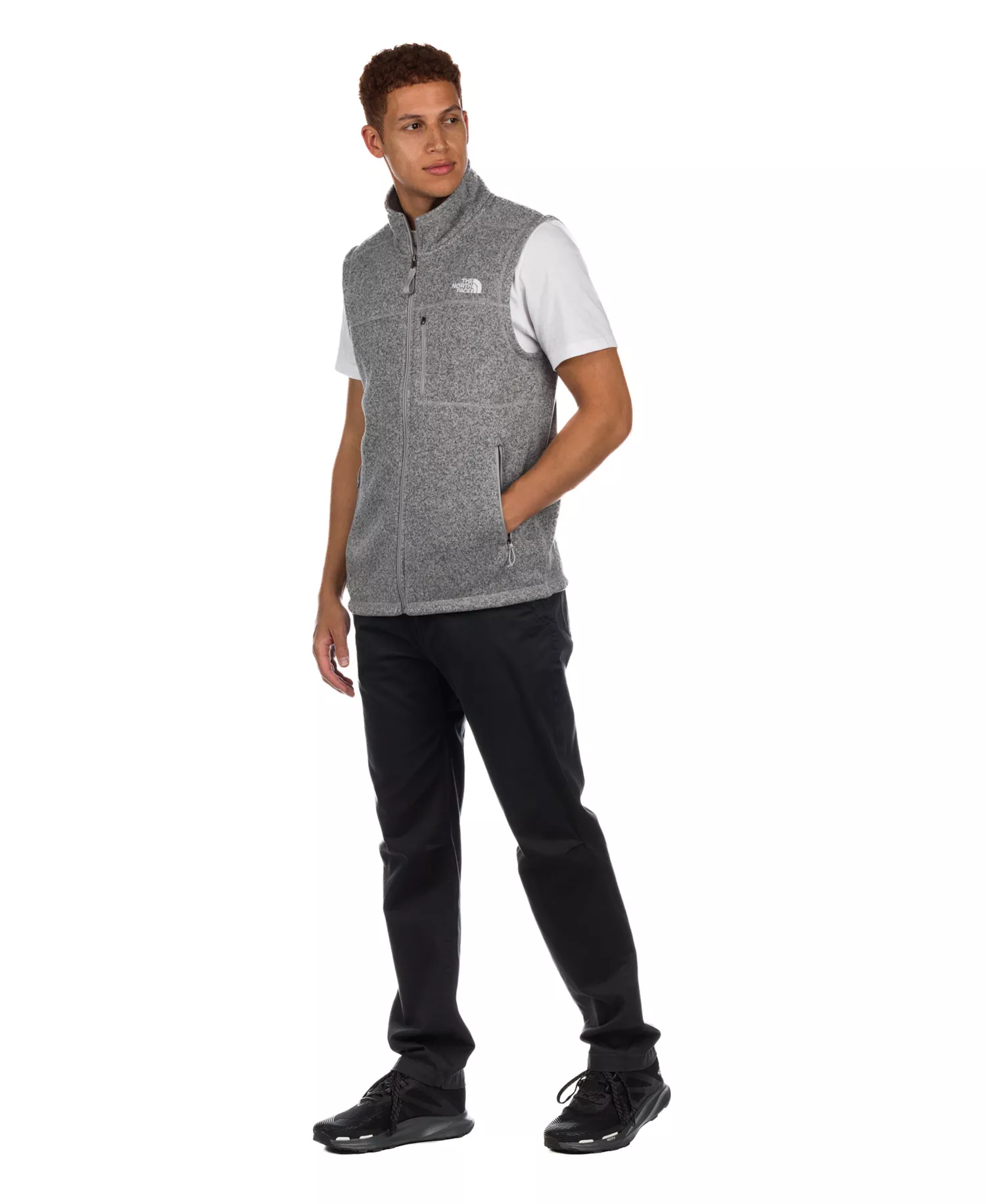 Men's Tsillan Knit Full Zip Vest - Meld Grey Heather - S