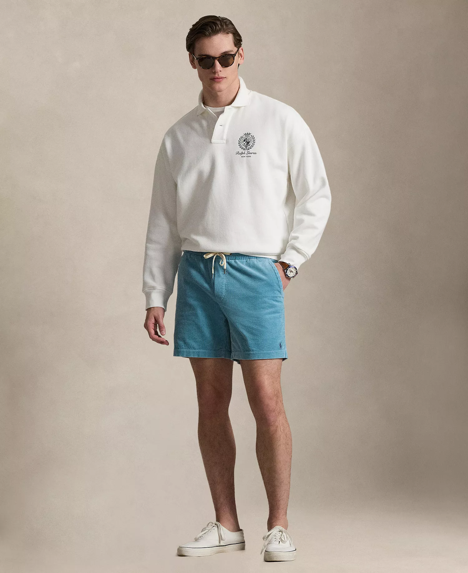 Men's Prepster Corduroy Shorts - Blue Note - 2XL