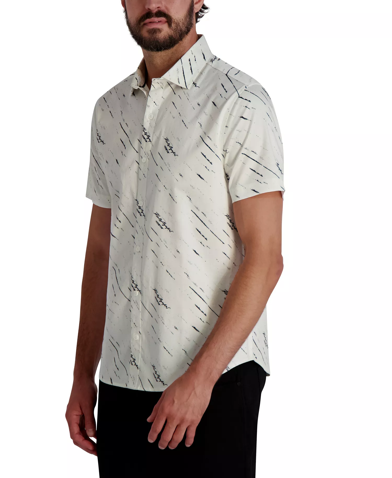 Men's Short Sleeve Shirt - White - 2XL