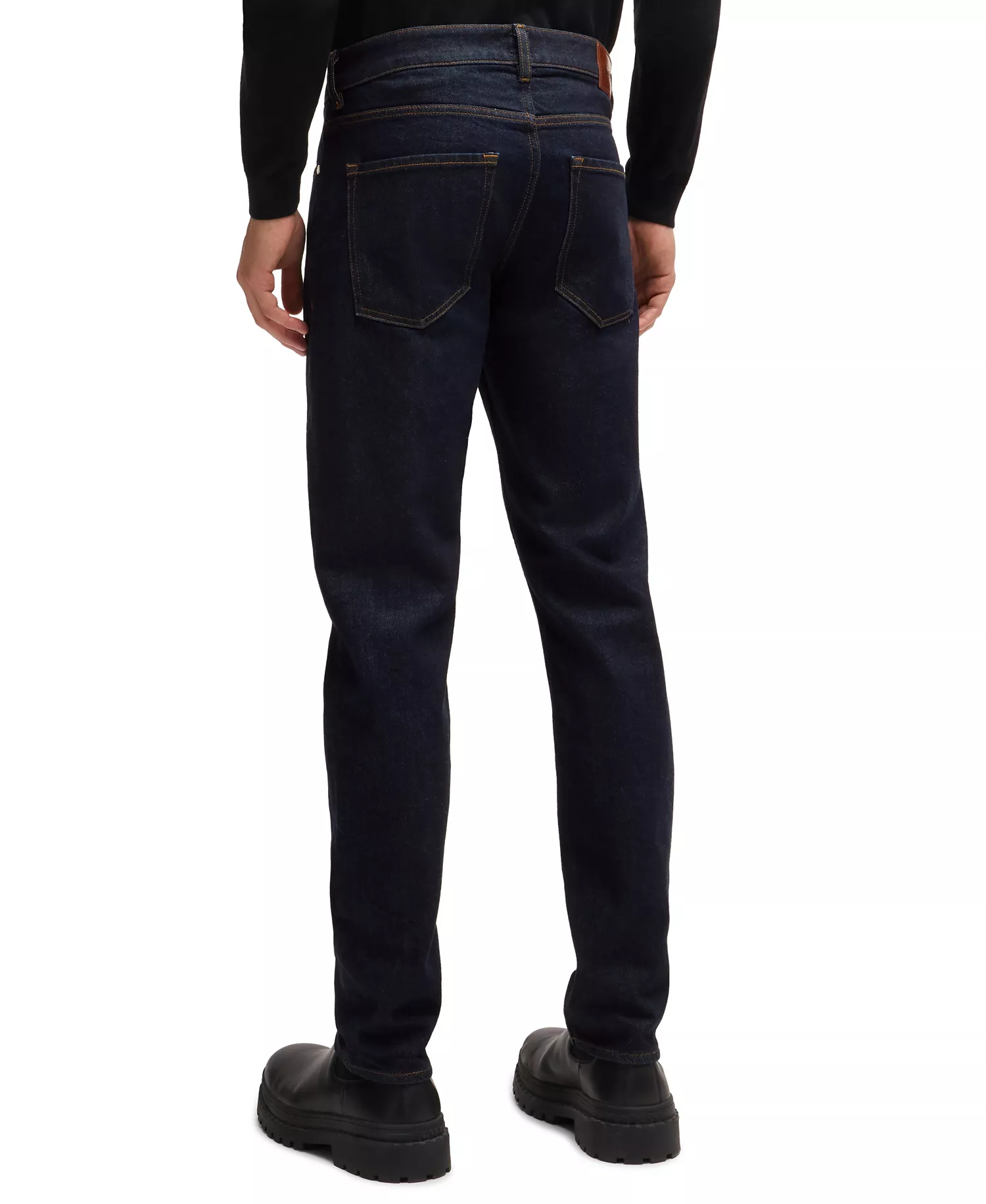 Men's Stretch Denim Slim-Fit Jeans - Navy - 38x36
