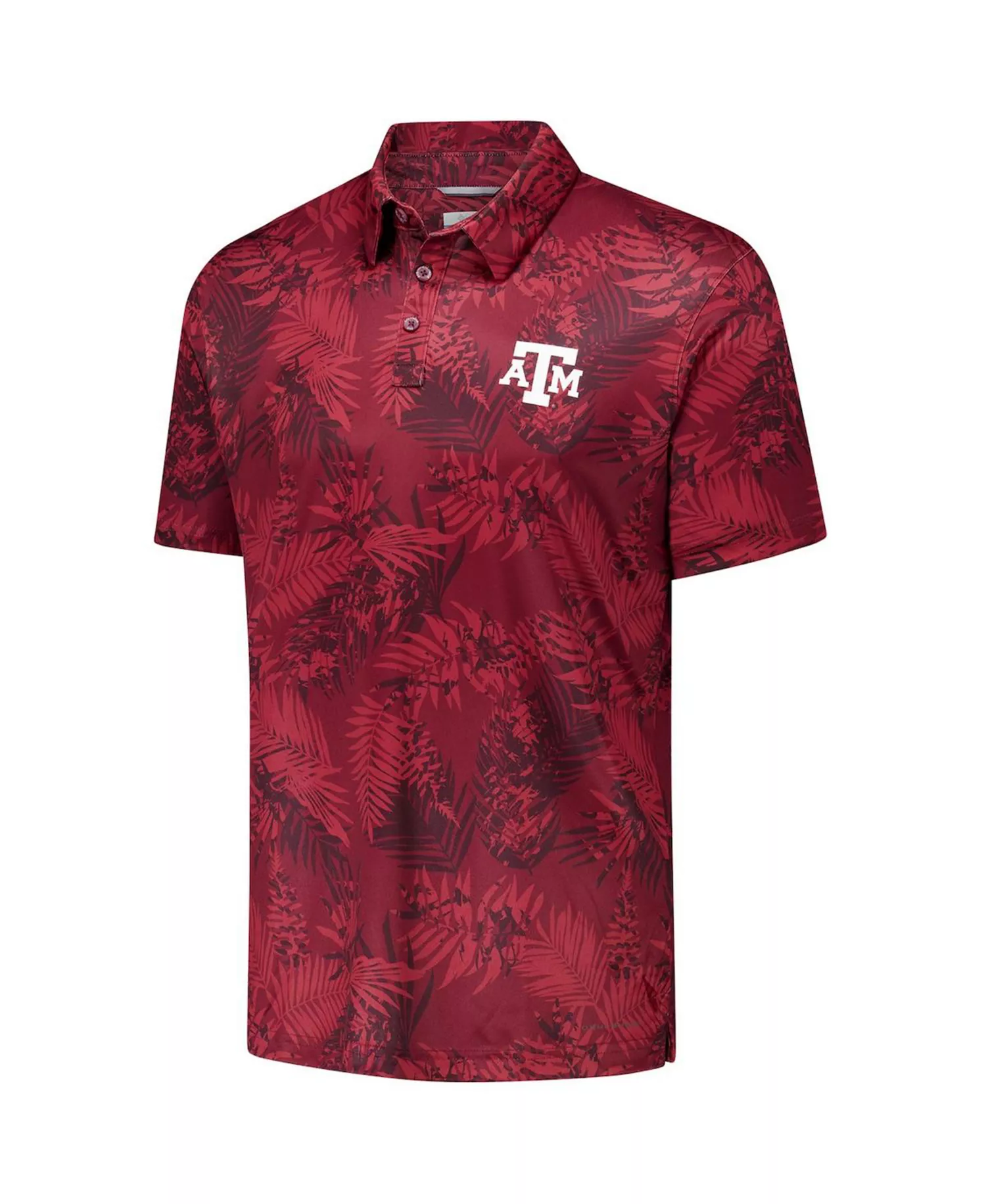Men's Maroon Texas A&M Aggies PFG Super Terminal Tackle Omni-Shade Bangalow's Polo Shirt - Maroon - L
