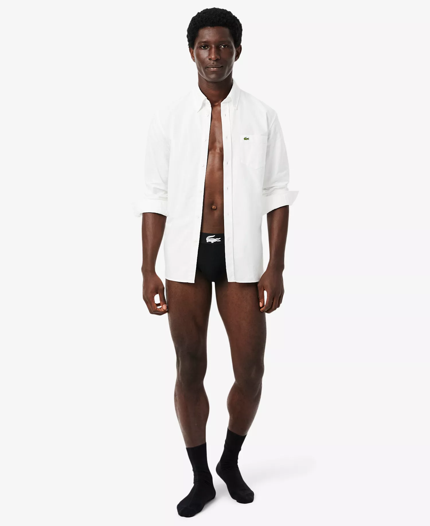 Men's Regular-Fit Briefs, 3-Pack - Black - L