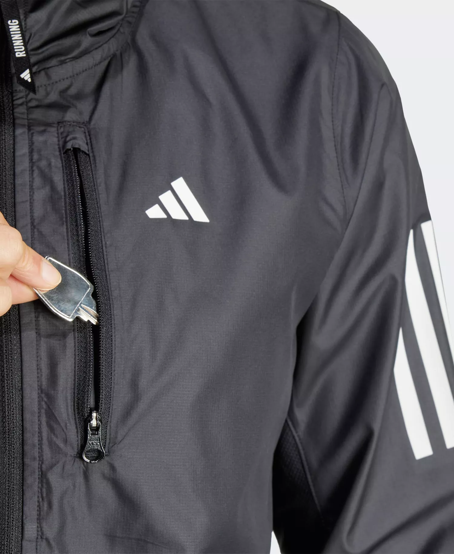 Women's Own the Run Running Full-Zip Jacket - Black - L