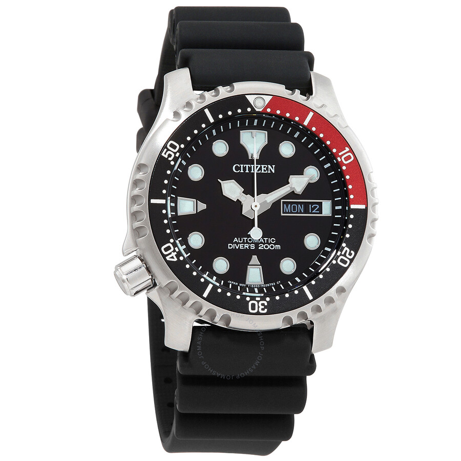 Citizen Promaster Marine Automatic Black Dial Coke Bezel Men's Watch