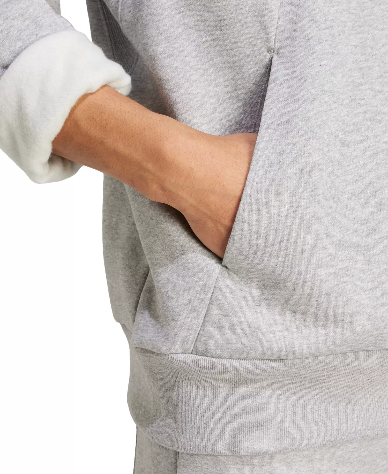 Men's Fleece Hooded sweatshirt - Gray heather - L