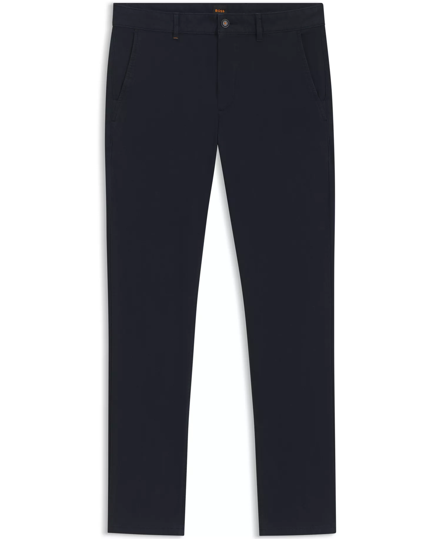 Men's Stretch-Cotton Dobby Slim-Fit Pants - Dark Blue - 30x32