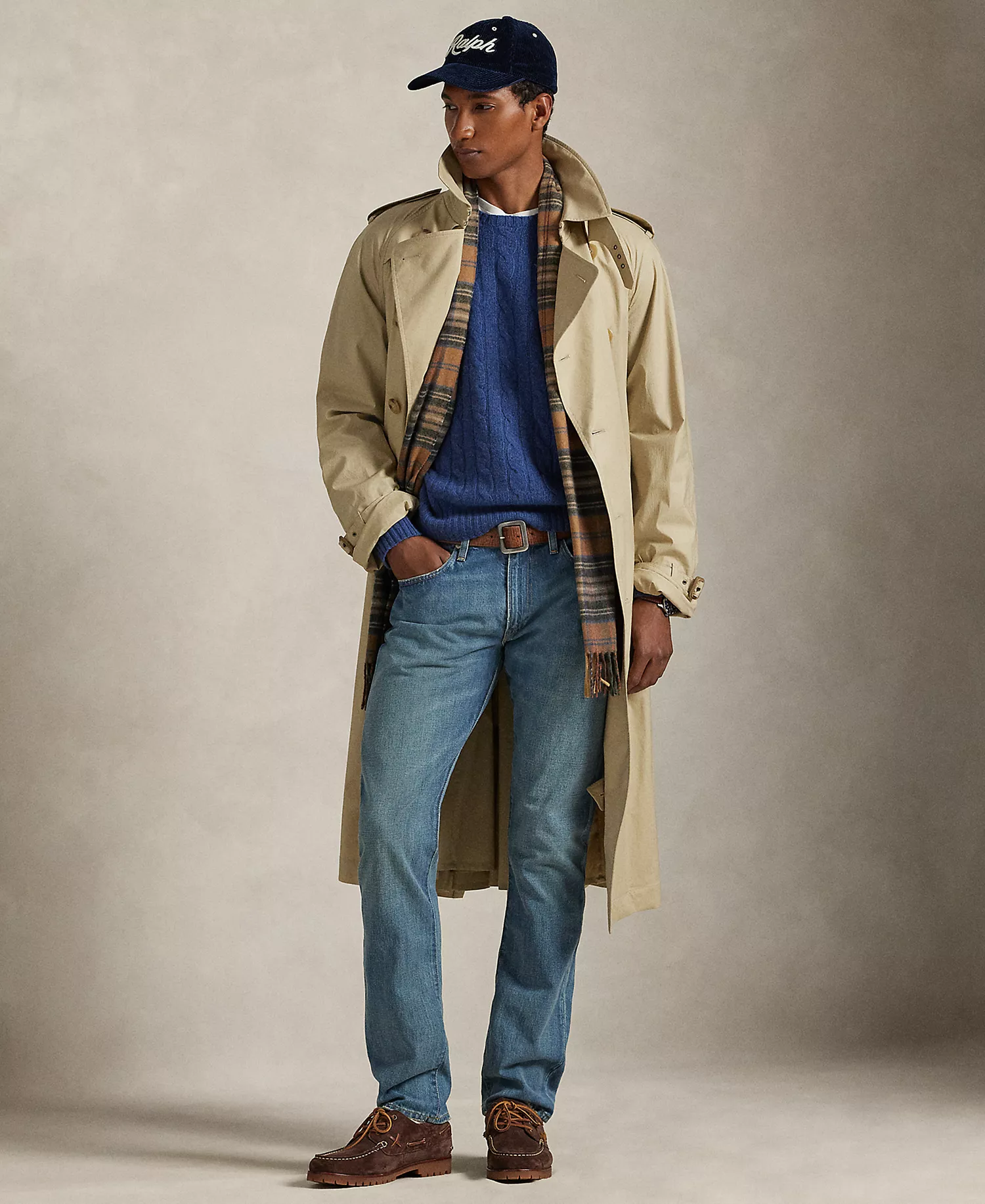 Men's Varick Slim Straight Indigo-Dyed Jeans - Robinson - 32x32