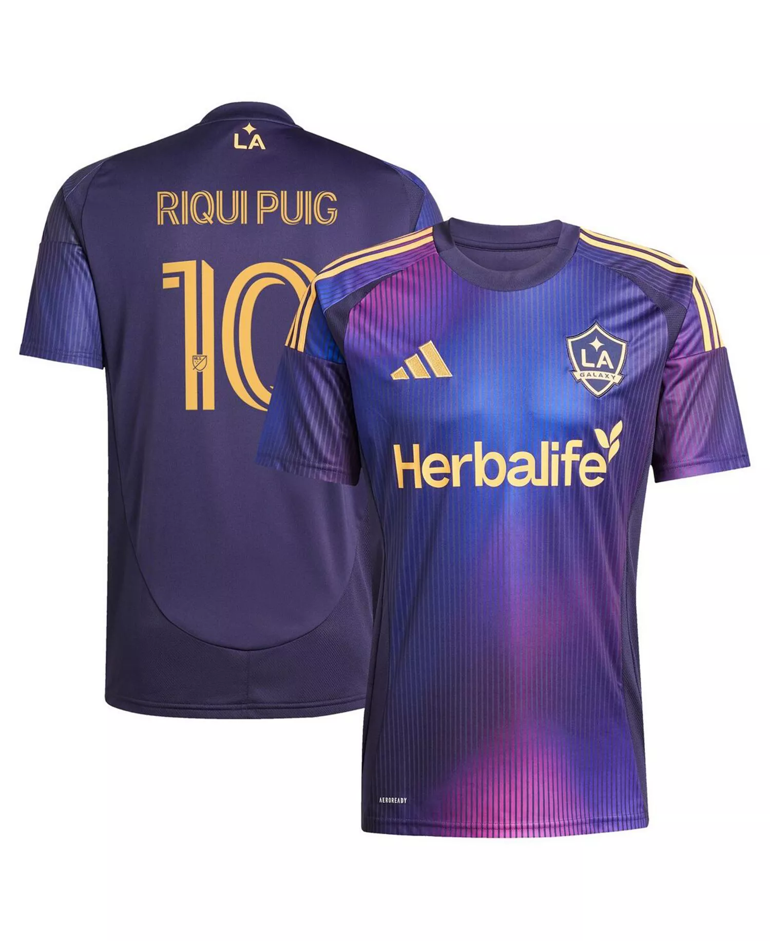 Men's Riqui Puig Navy LA Galaxy 2025 RIZON Replica Player Jersey - Navy - L
