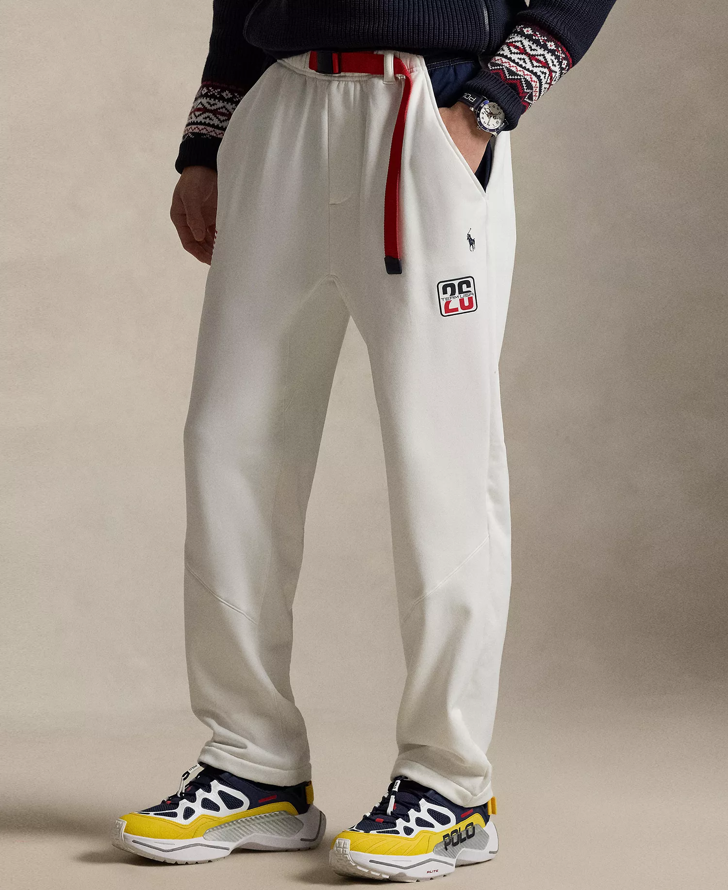 Men's Team USA Track Pant - Ceramic White - S