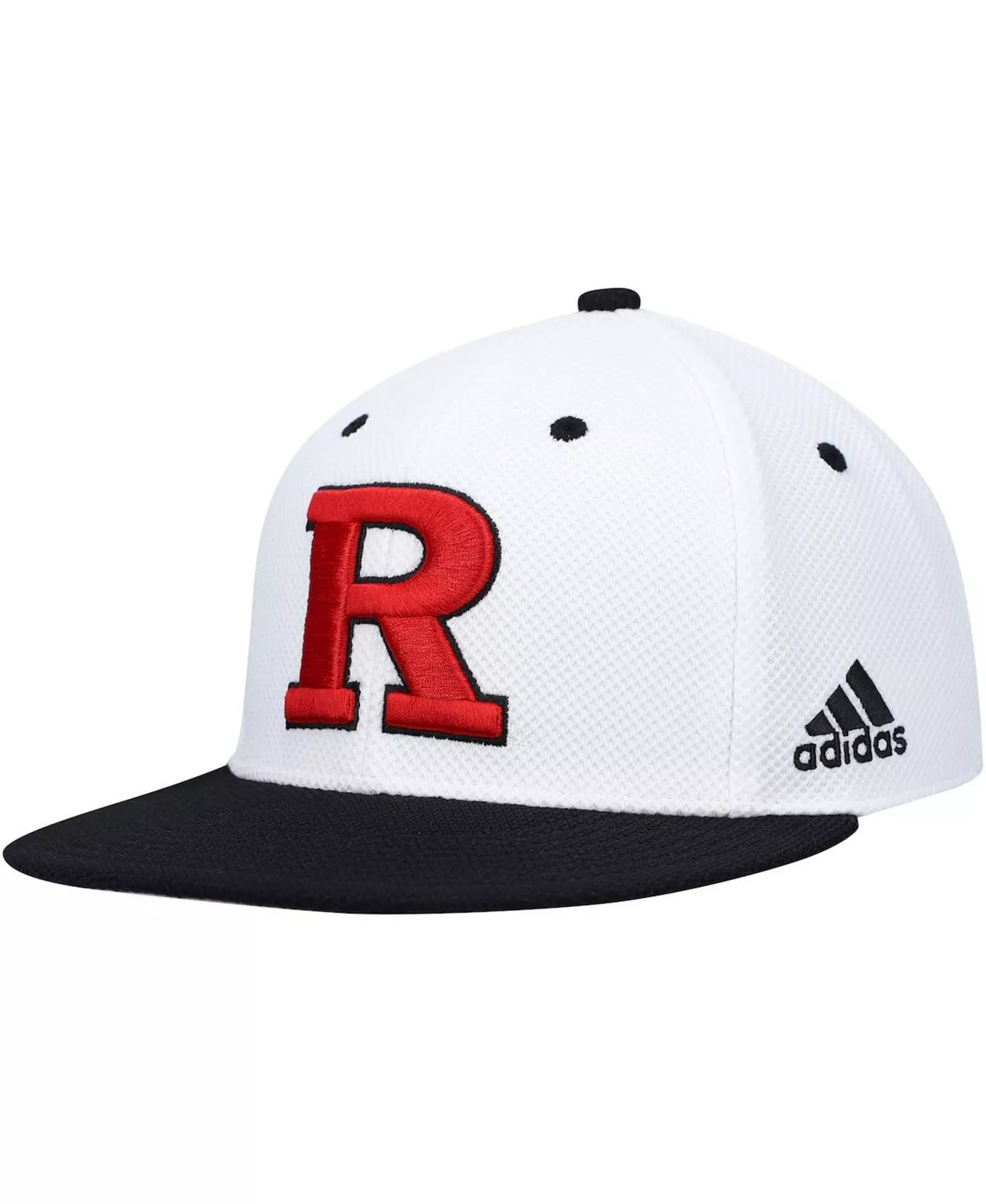 Men's White Rutgers Scarlet Knights On-Field Baseball Fitted Hat - White - 7 1/2