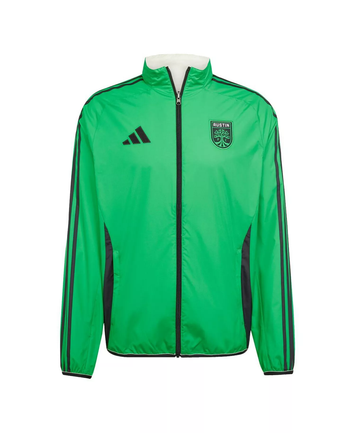 Men's Green/White Austin FC 2025 Anthem Reversible Full-Zip Jacket - Green, White - 2XL