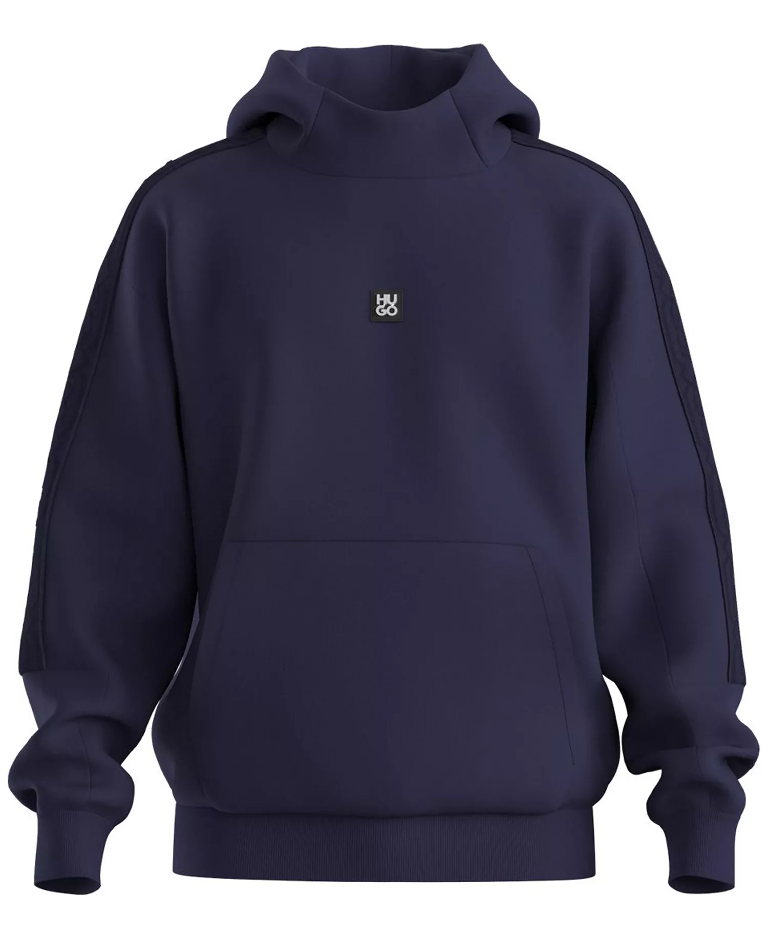 Men's Funnel Neck Hoodie - Navy - S