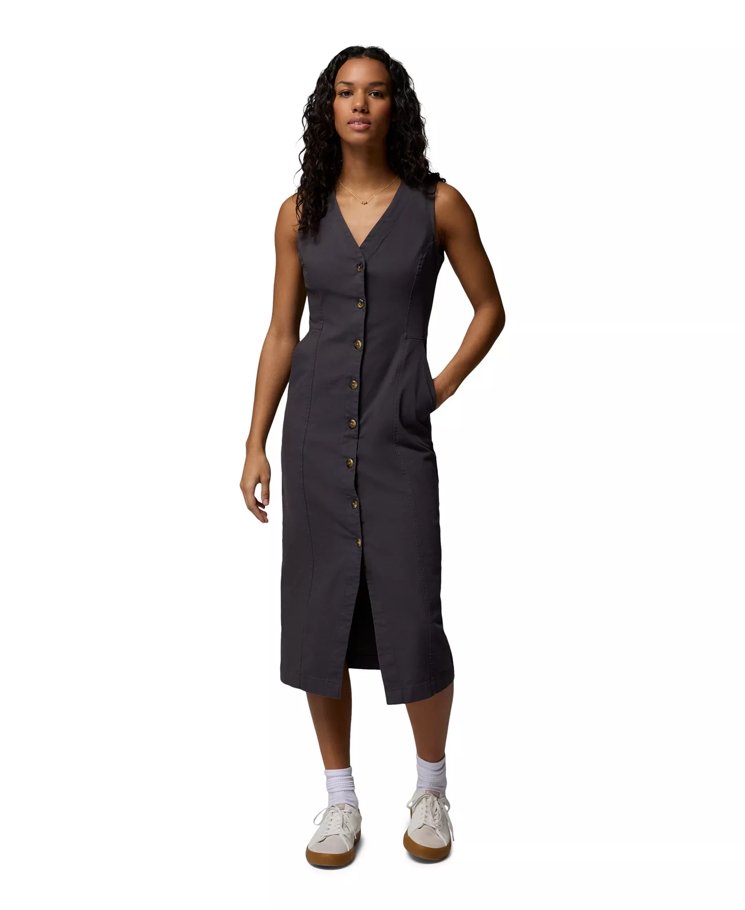 Women's Iris Canyon Sleeveless Dress - Shark - 10