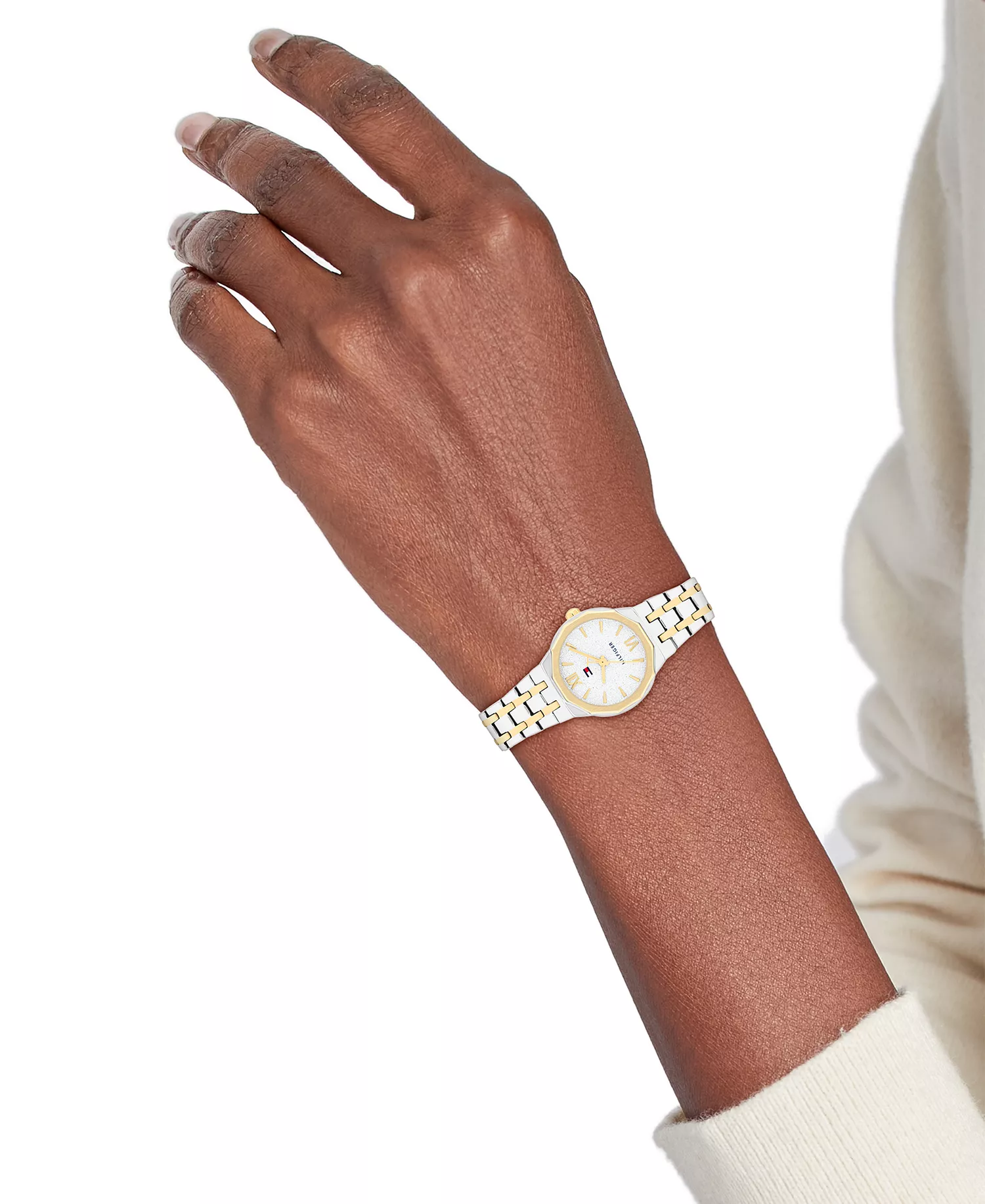 Women's Quartz Two Tone Stainless Steel Bracelet Watch, 25mm - Two Tone - NO SIZE