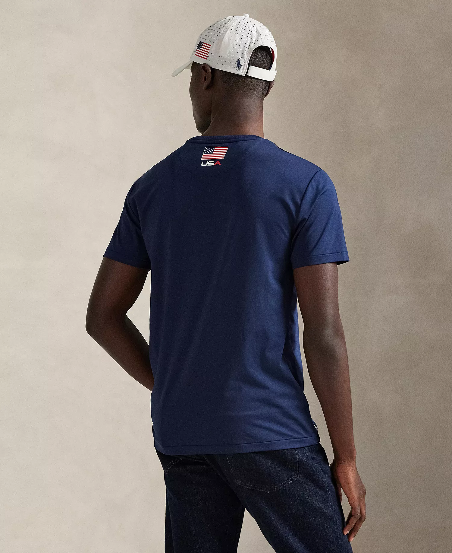 Men's Team USA Stretch Jersey T-Shirt - Refined Navy - L
