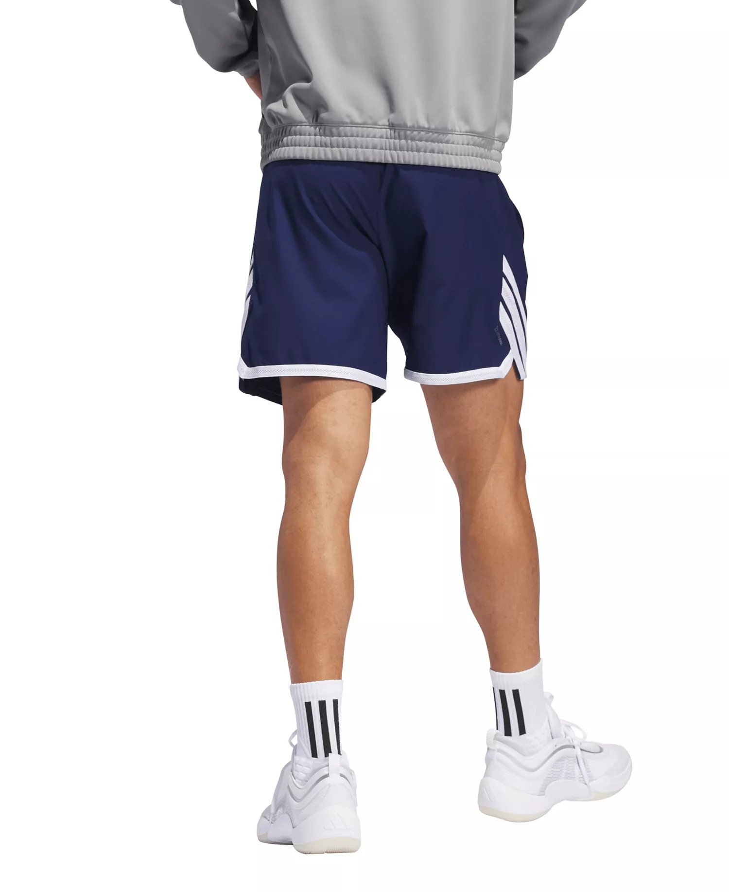 Men's Crazy Lite Basketball Shorts - Team navy blue, White - S