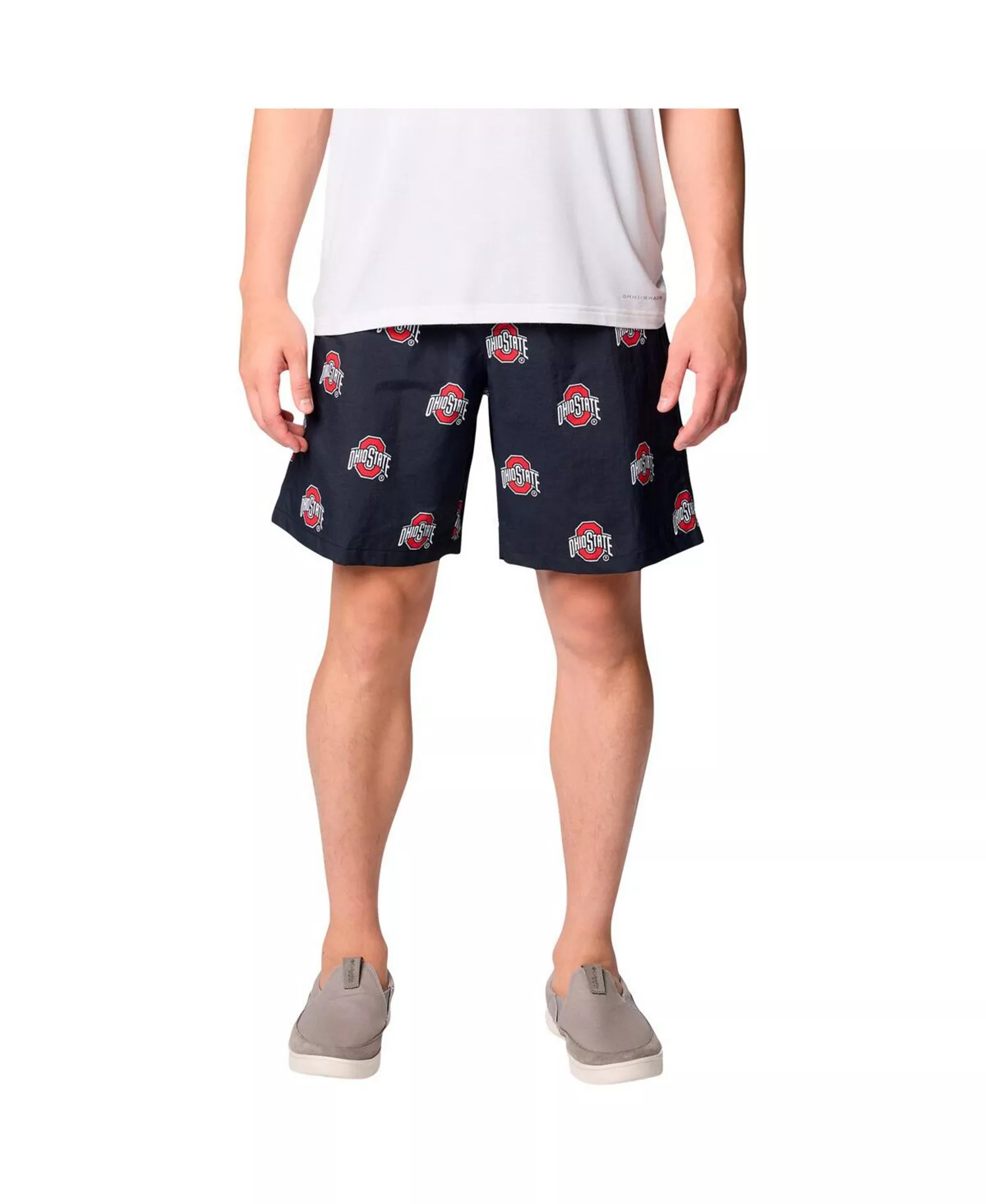 Men's Black Ohio State Buckeyes Big Tall Back Cast Shorts - Black - 3X