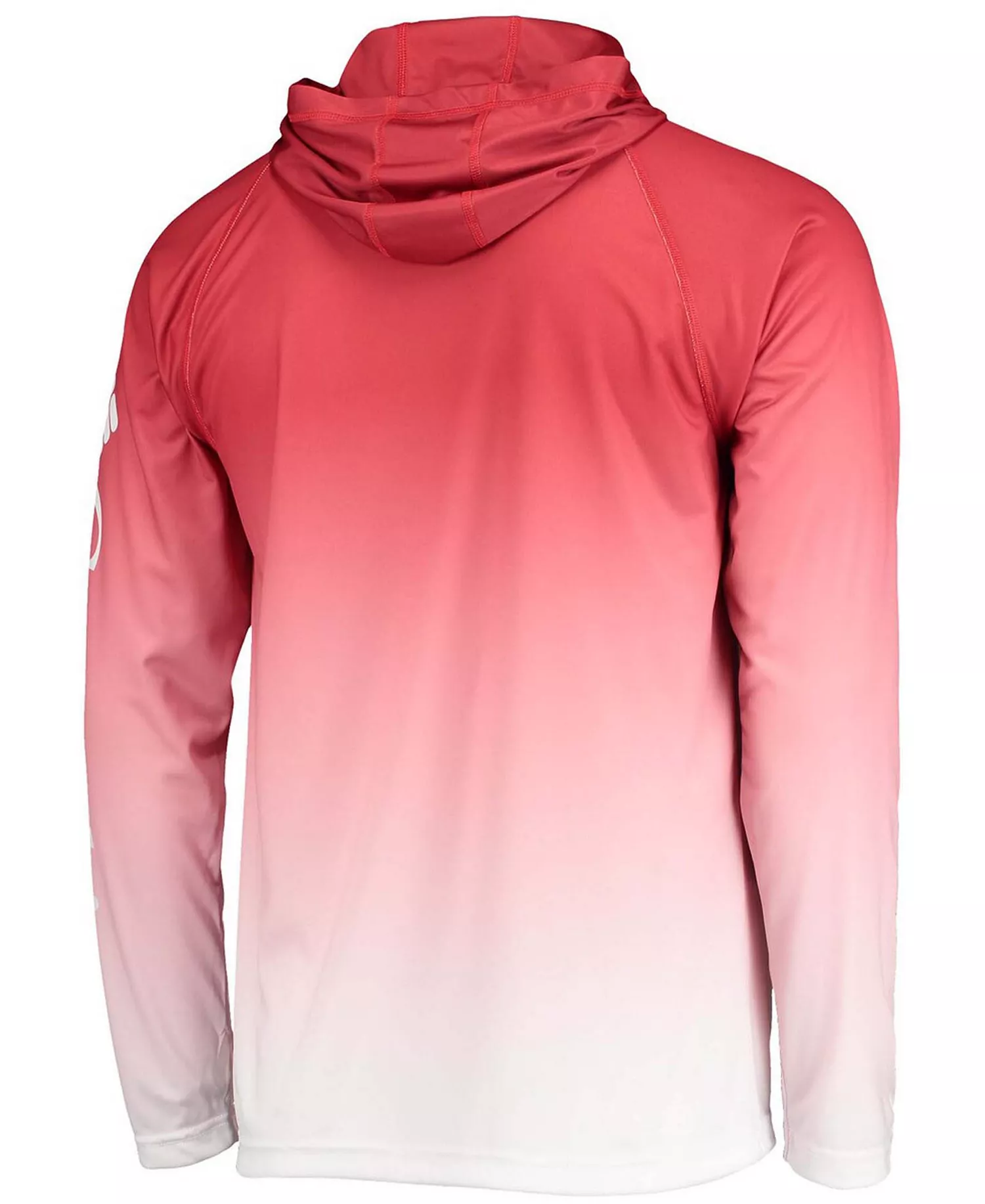 Men's Scarlet Nebraska Huskers Terminal Tackle Omni-Shade UPF 50 Long Sleeve Hooded T-shirt - Scarlet - M