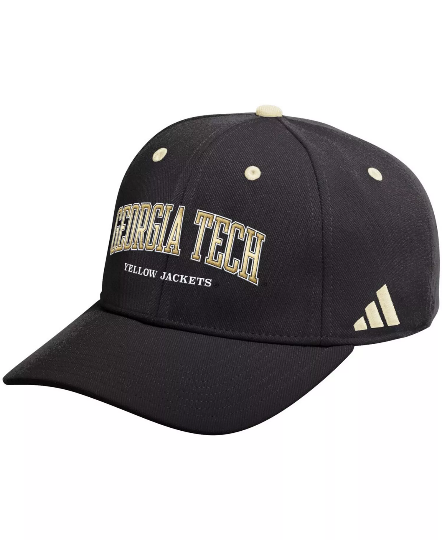 Men's Black Georgia Tech Yellow Jackets Seasonal Flex Hat - Black - S/M