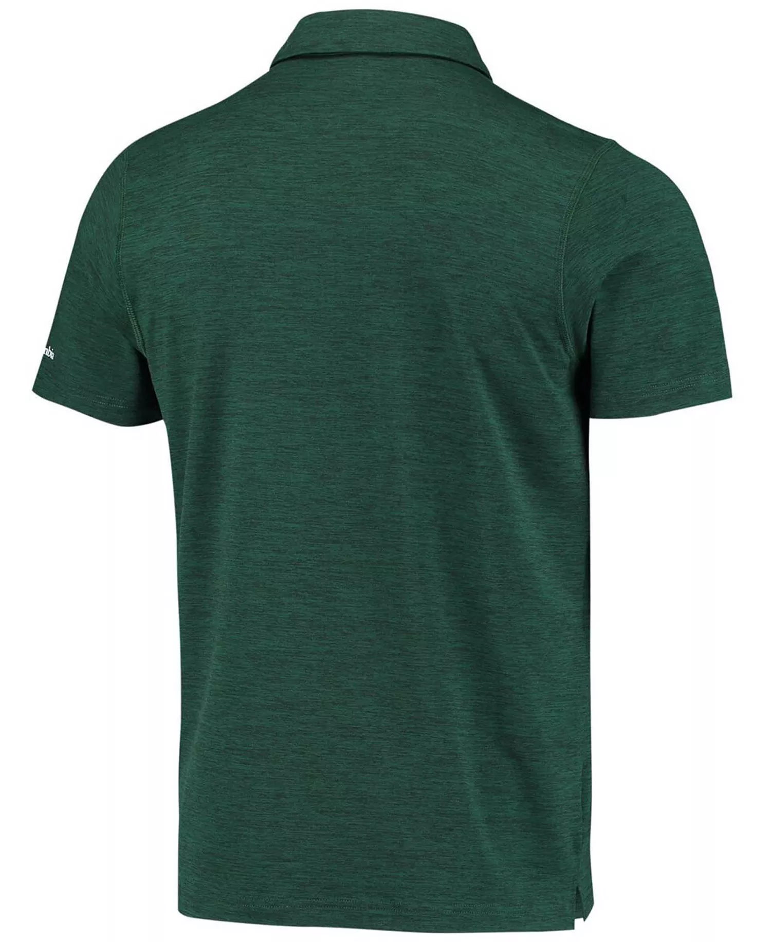 Men's Green Michigan State Spartans Tech Trail Space Dye Omni-Shade Polo - Green - XL