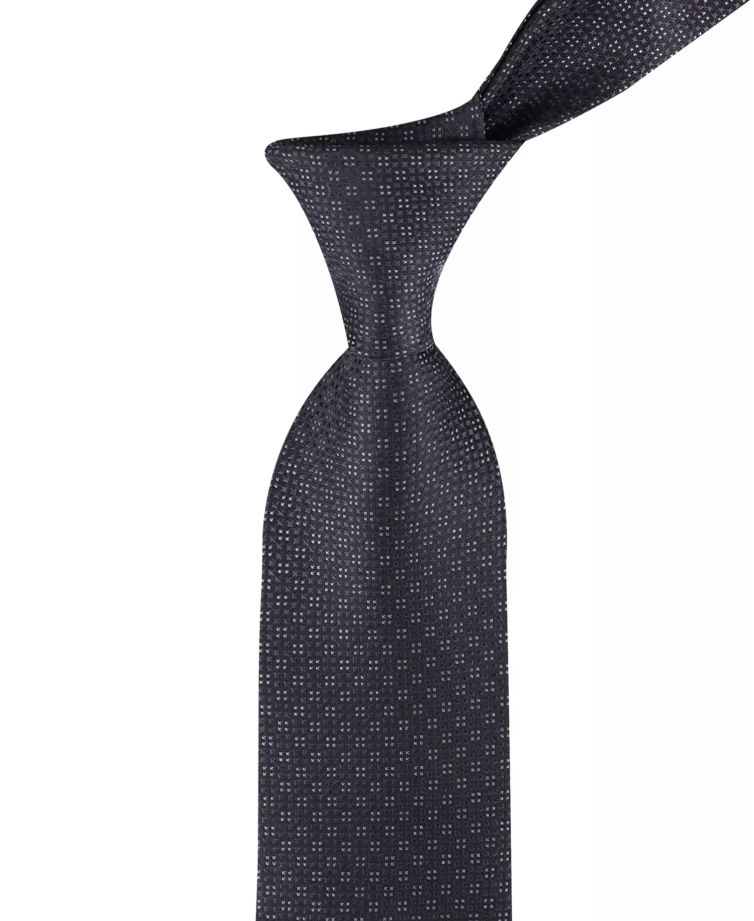 Men's Ramos Textured Geo-Pattern Tie - Black - ONE SIZE