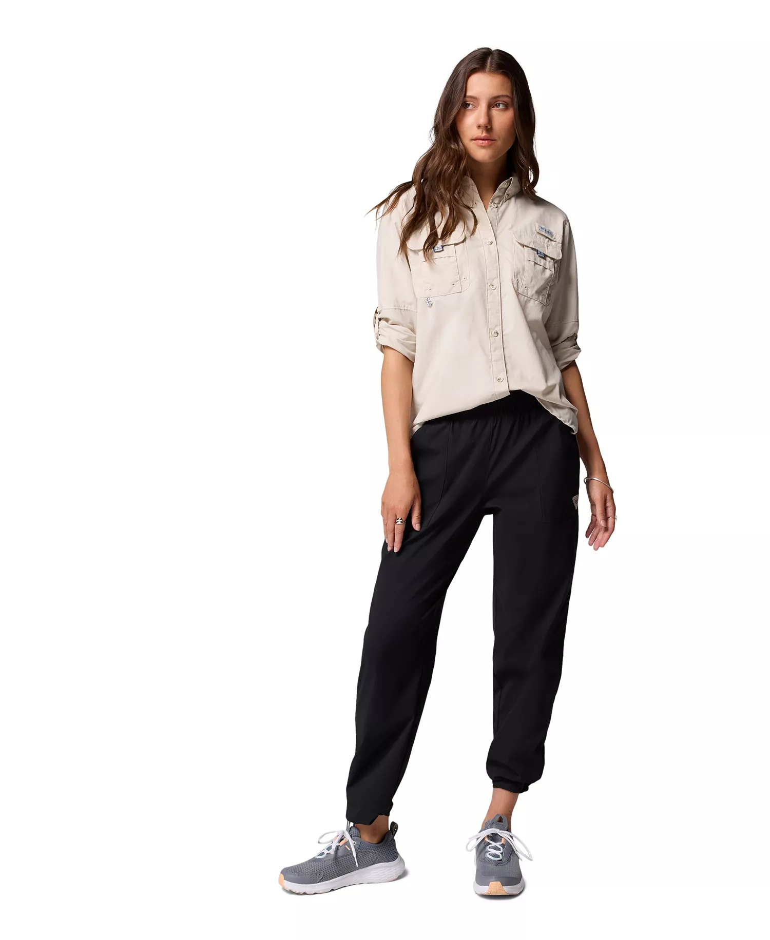 Women's Bahama II Long-Sleeve Top - Dark Stone - L