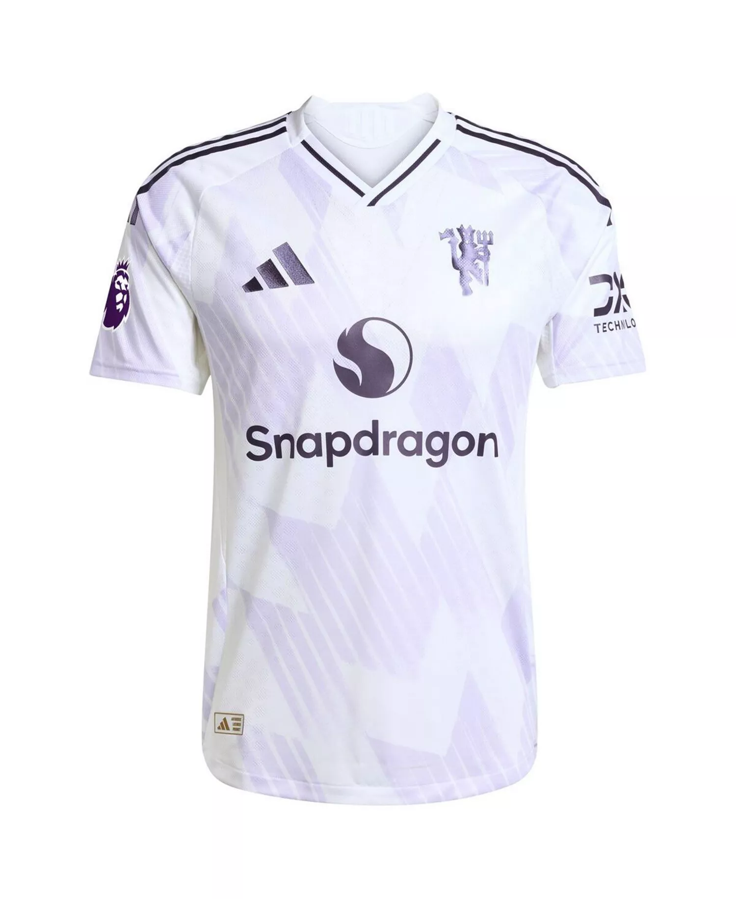 Men's White Manchester United 2025/26 Away Authentic Jersey - White - 2XL