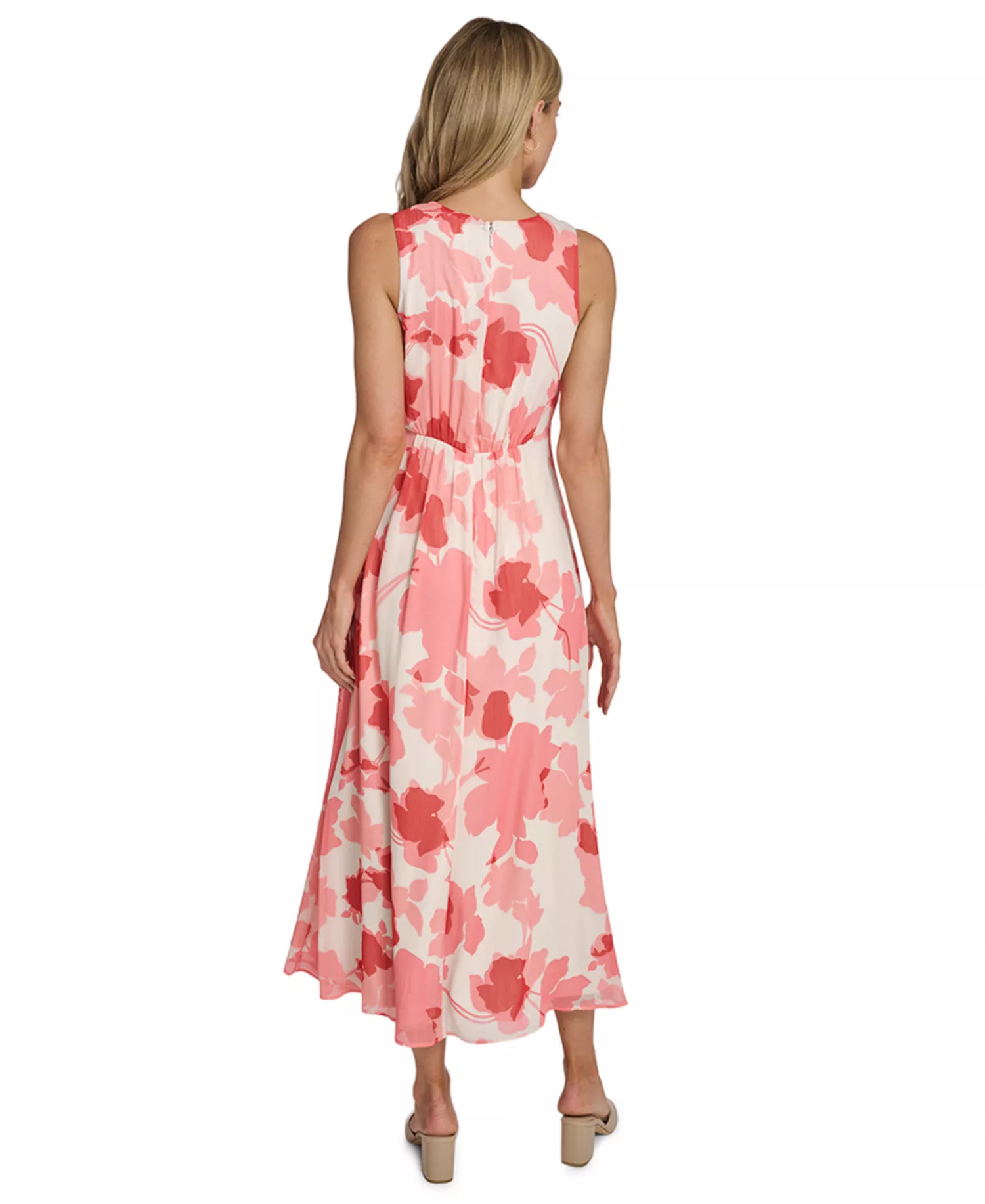 Women's Sleeveless Twist Front Dress - Tulip Multi - 10